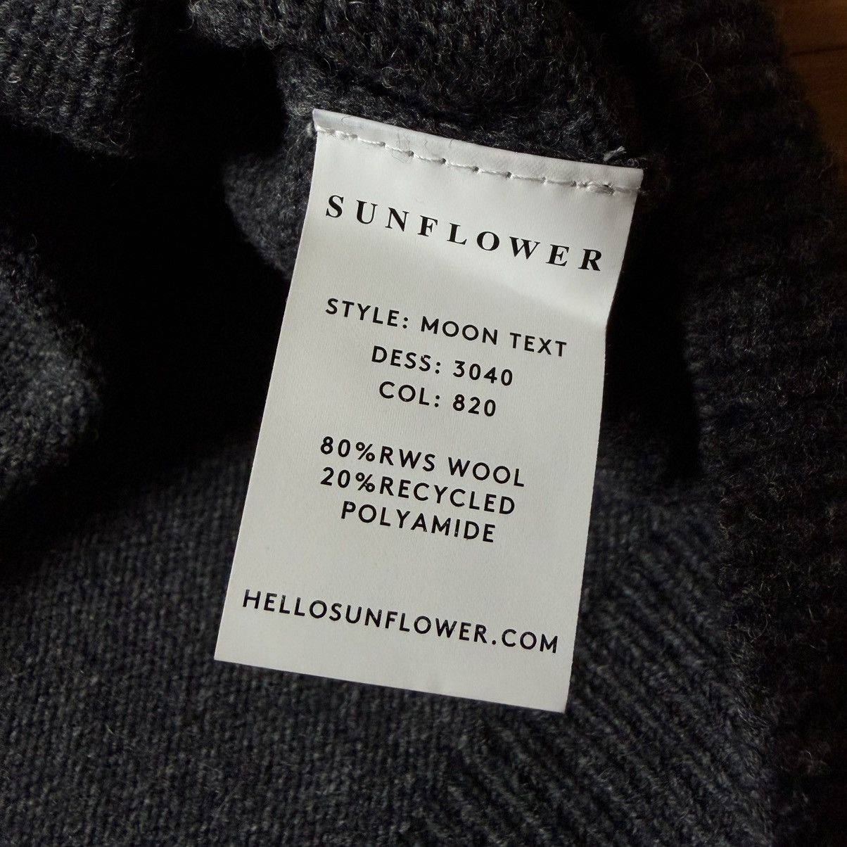 Sunflower Sunflower Men's Moon Crew Knit Sweater pullover size XL Size US XL / EU 56 / 4 - 4 Thumbnail