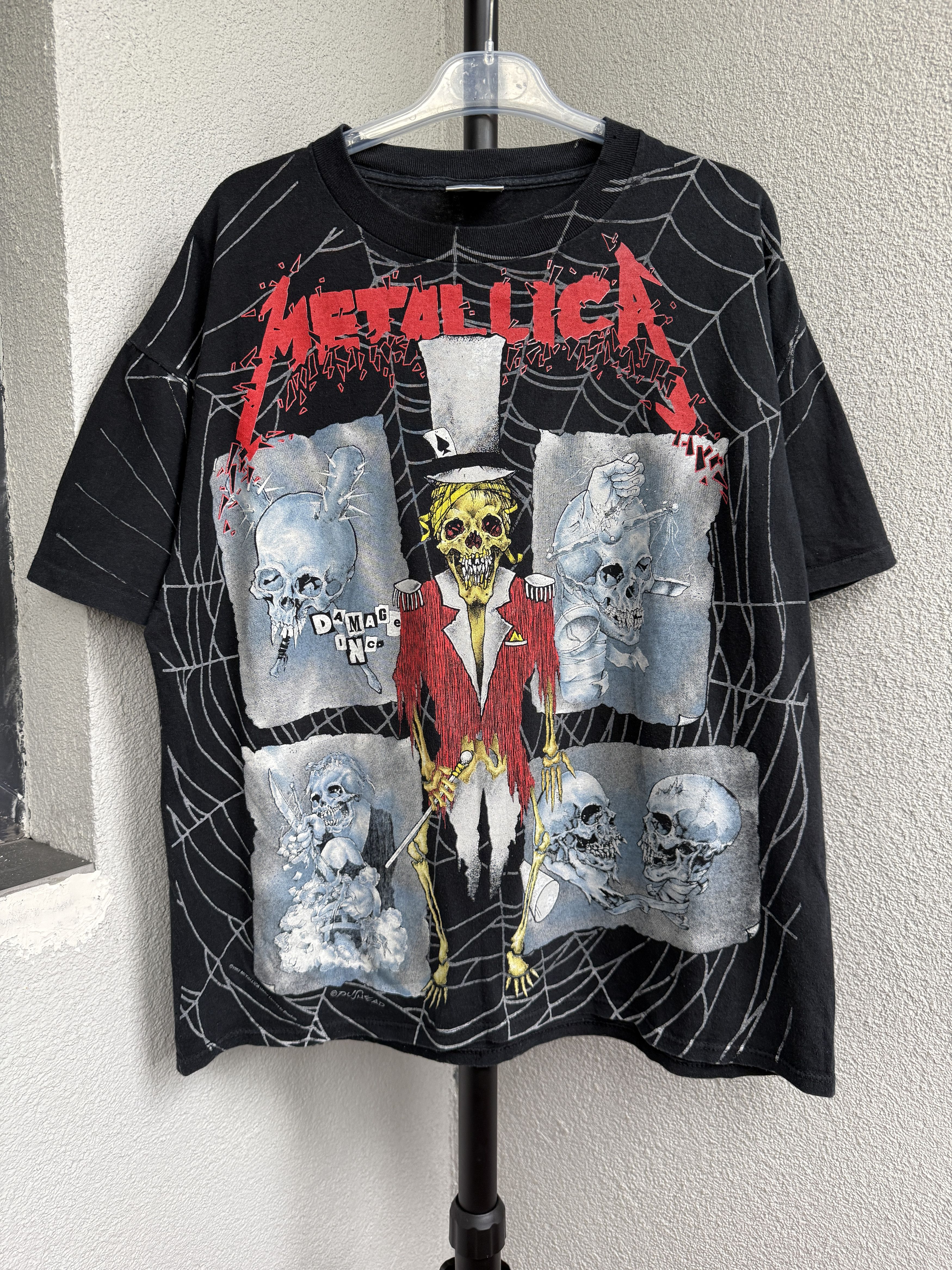 Band Tees Vintage 1992 Metallica Ringmaster Damage Inc Band AOP Tshirt Size US XL / EU 56 / 4 - 1 Thumbnail