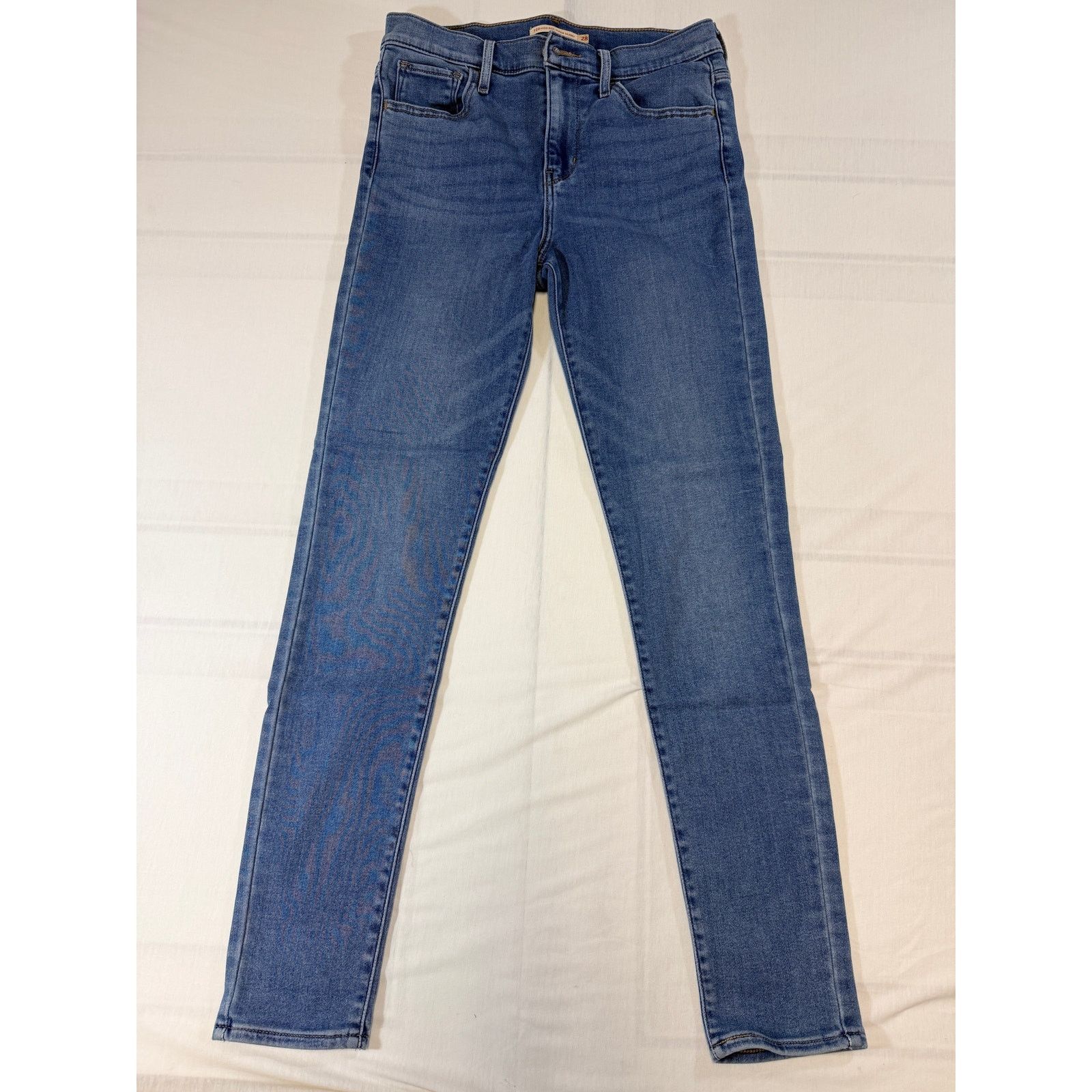 Levi's Levi’s 720 High Rise Super Skinny Jeans Women’s Blue Denim Size 28" / US 6 / IT 42 - 1 Thumbnail
