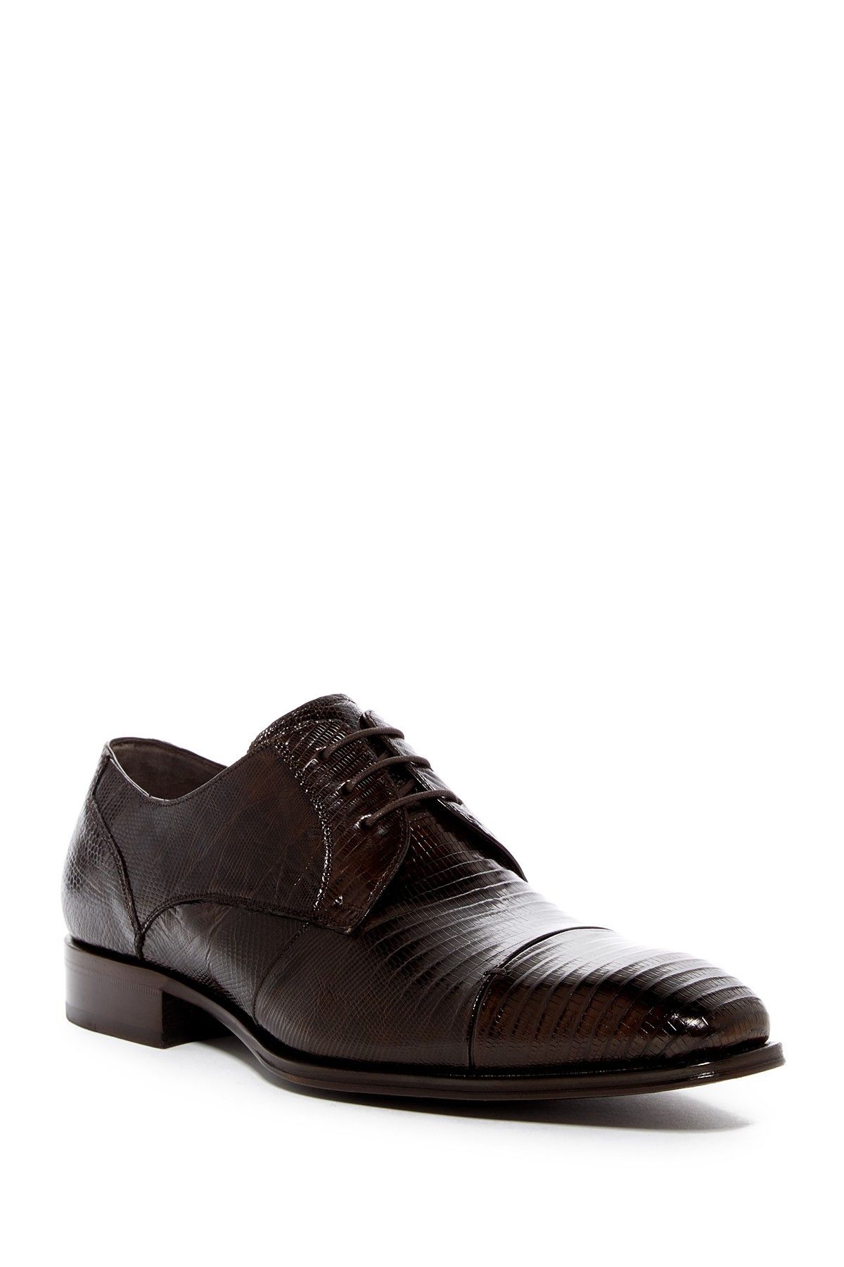 Mezlan Mezlan Valdes Genuine Lizard Cap Toe Derby Shoes Size 11M Grailed