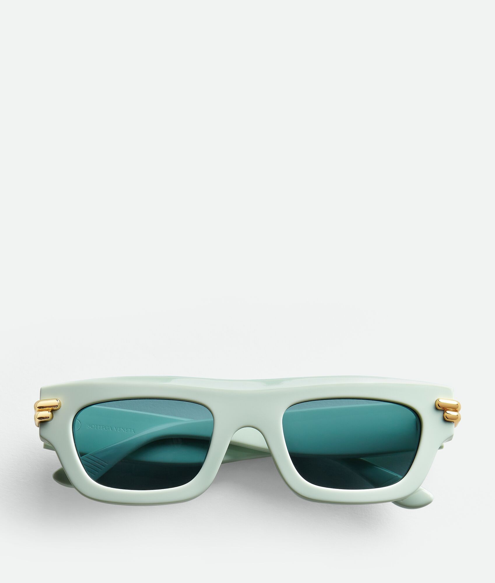 Bottega Veneta o1w1db10126 Size: OS / Mitre Square Sunglasses in Green Size ONE SIZE - 1 Thumbnail