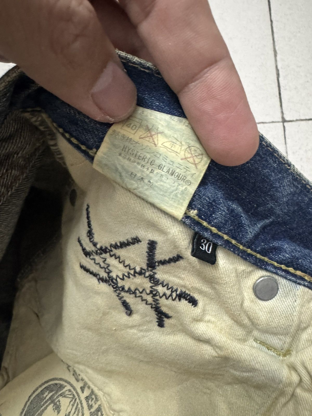 Hysteric Glamour HYSTERIC GLAMOUR SELVEDGE JEANS Size US 32 / EU 48 - 12 Thumbnail