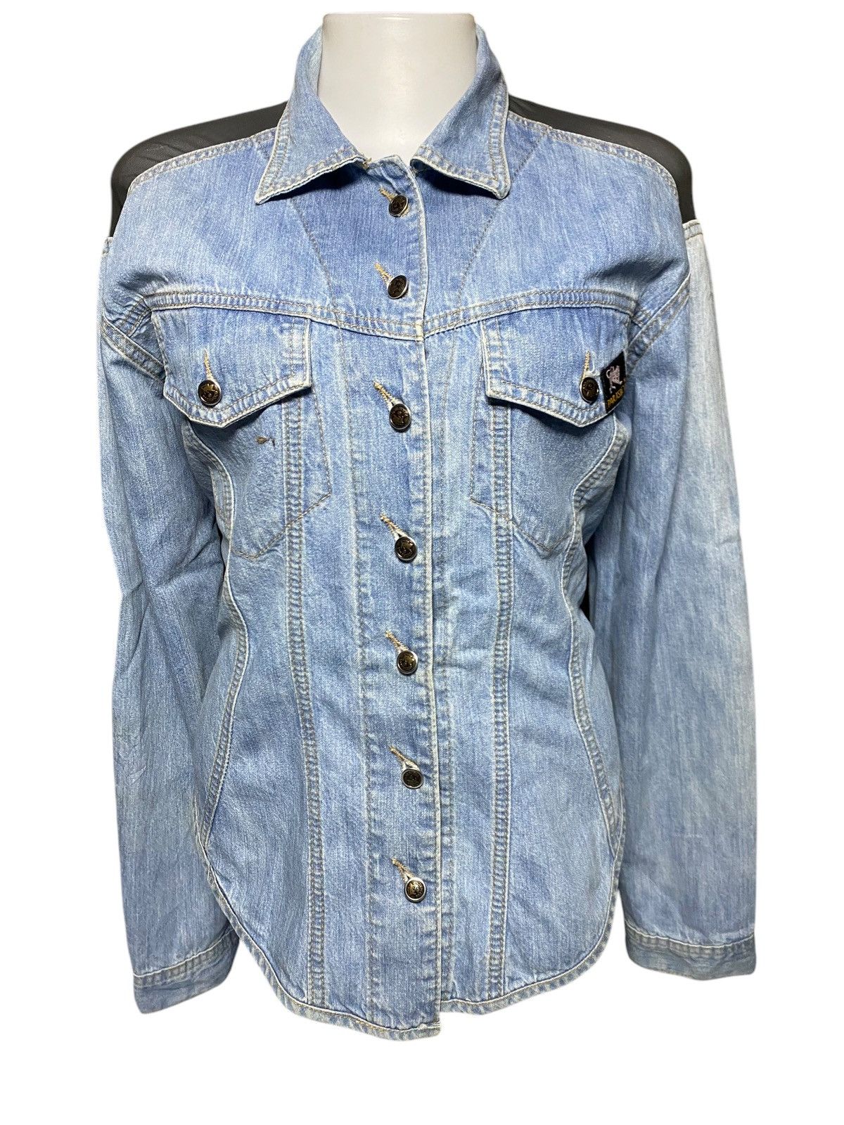 Parasuco Vintage Rare Sexy OuterShirt Parasuco Blue Wash Size M / US 6-8 / IT 42-44 - 3 Thumbnail