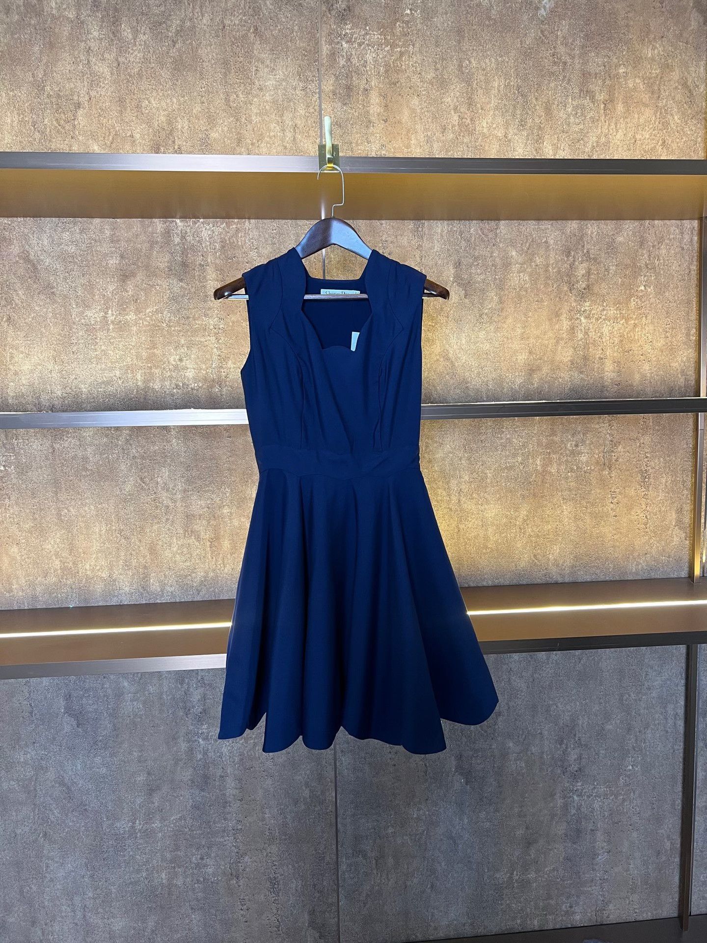 Dior Dior Blue Sleeveless A-line Dress Size XS / US 0-2 / IT 36-38 - 1 Thumbnail