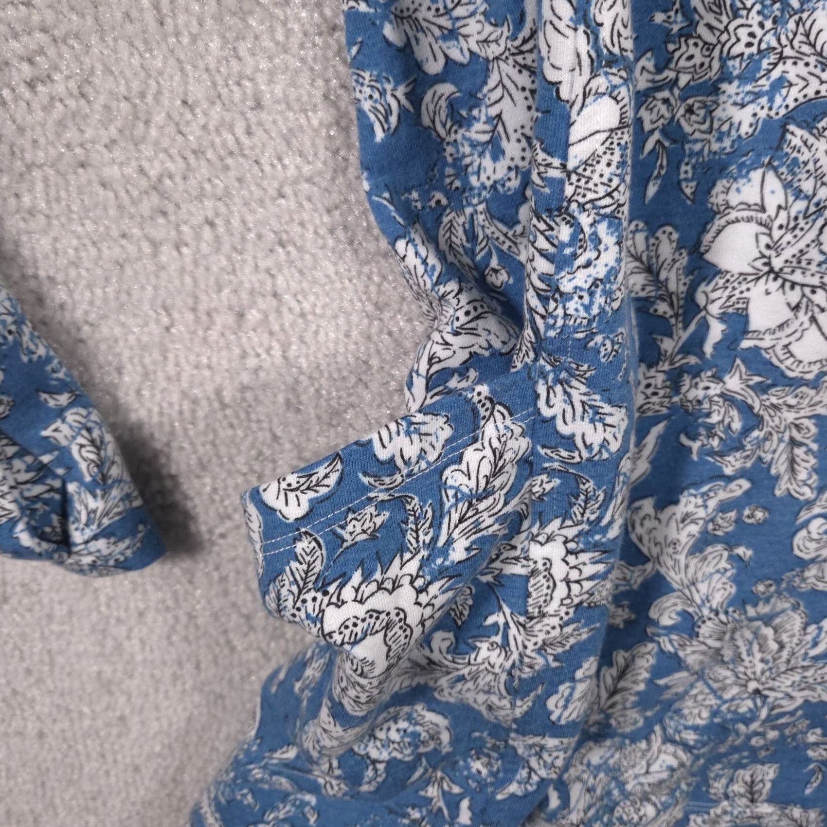 Vintage Cuddl Duds Fleecewear Shacket Womens Plus Size 1X Warm Cardigan Soft 1 Button - Floral Size XL / US 12-14 / IT 48-50 - 6 Thumbnail