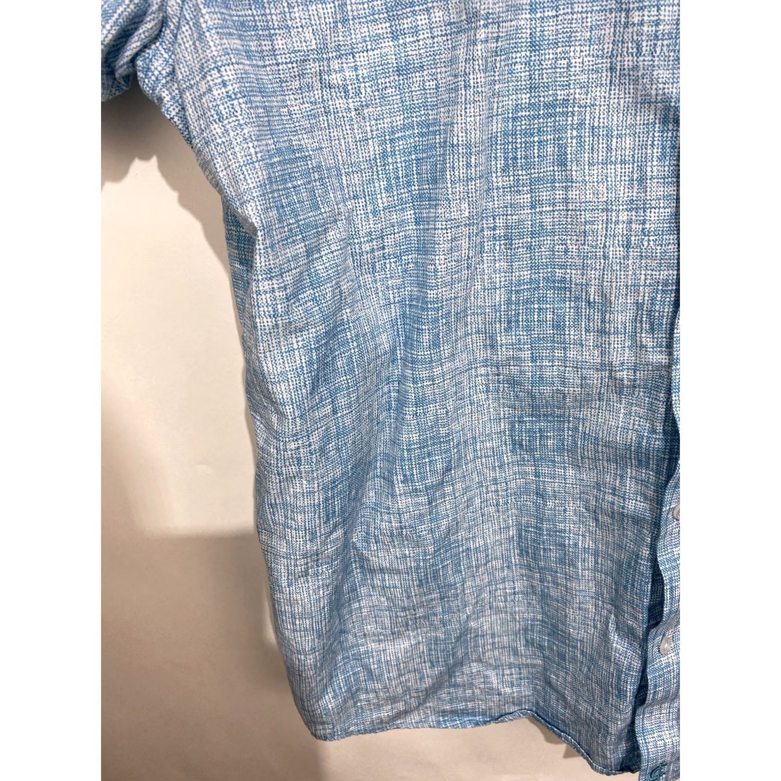 Cody James Cody James Button-Up Short Sleeve Shirt Mens Medium Blue White Plaid Size US M / EU 48-50 / 2 - 5 Thumbnail