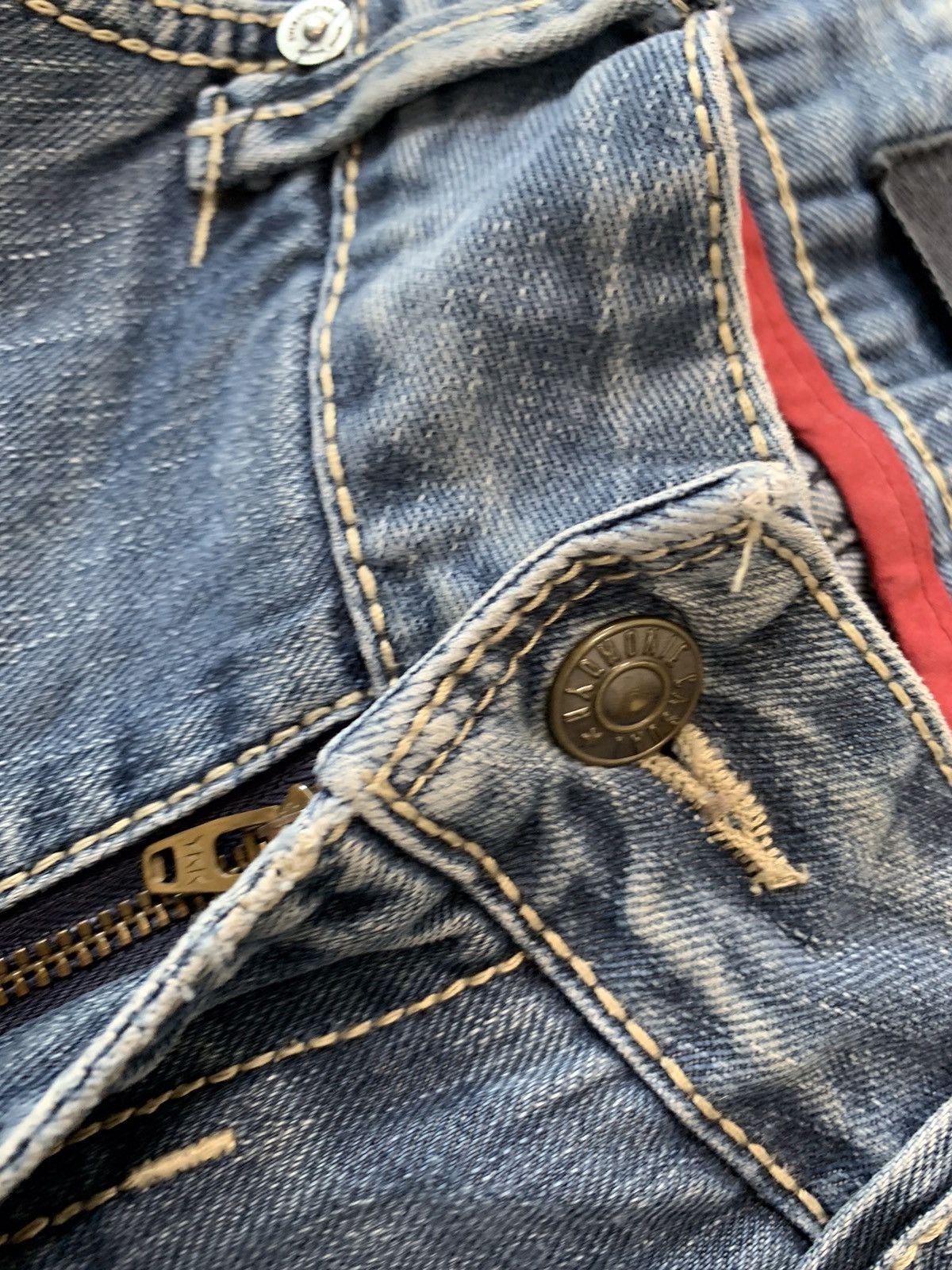 Japanese Brand Vintage Evisu inspired denim Size US 32 / EU 48 - 7 Thumbnail