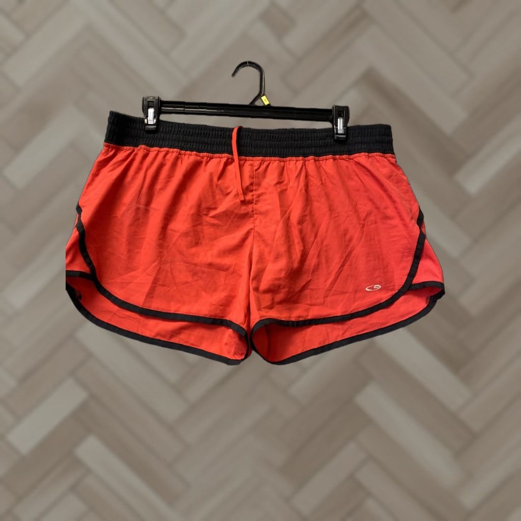 Champion Champion Shorts Women XL Red Running Elastic Waist Cotton Blend 3 in Inseam Size 40" / US 18 - 1 Thumbnail