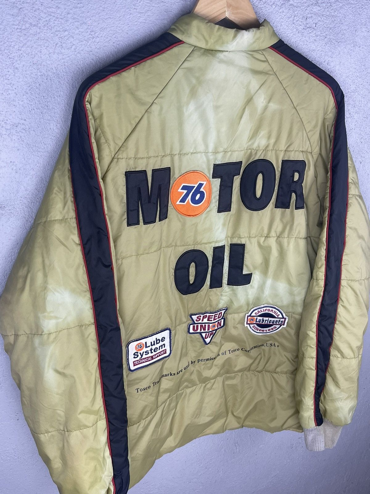 Vintage VINTAGE 76 LUBRICANTS Motor Oil Down Jacket Size US L / EU 52-54 / 3 - 7 Thumbnail