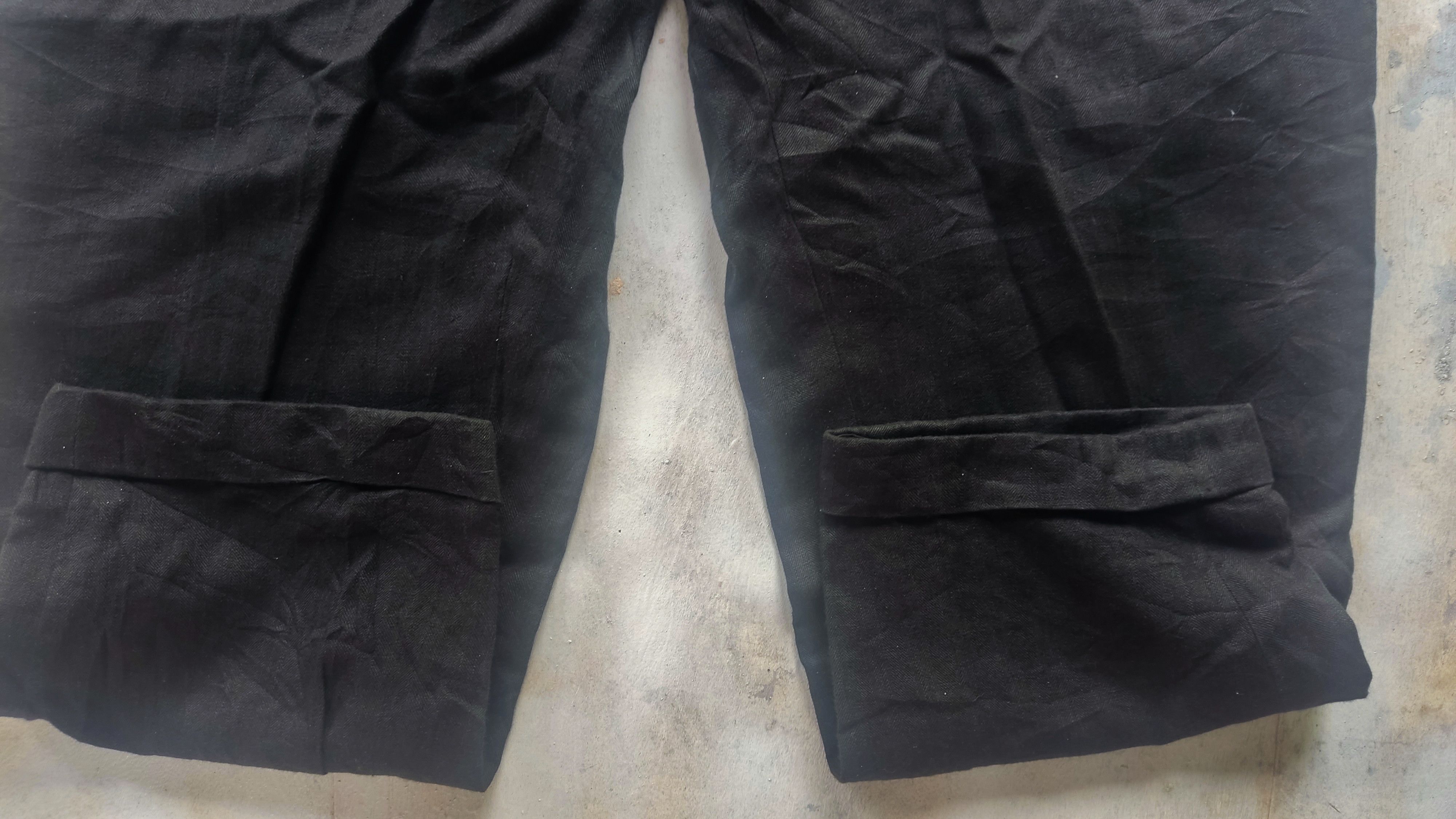 Comme des Garcons Homme ⚡️Sample Vtg CdG Homme Plus🇯🇵 Gabardine wool pants Size US 32 / EU 48 - 4 Thumbnail