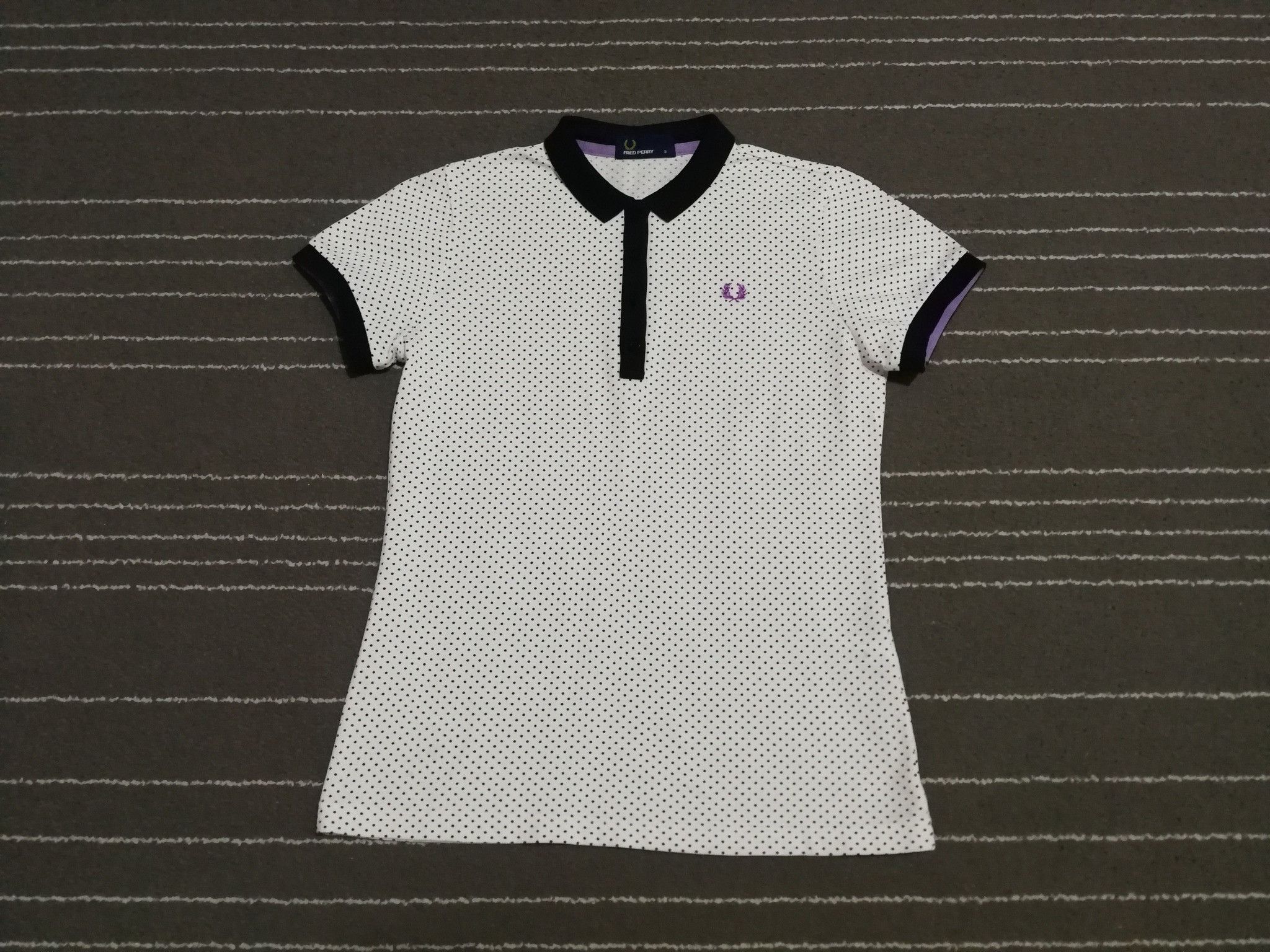 Fred Perry FRED PERRY POLKADOT woman polo XS 1847 Size XS / US 0-2 / IT 36-38 - 3 Thumbnail