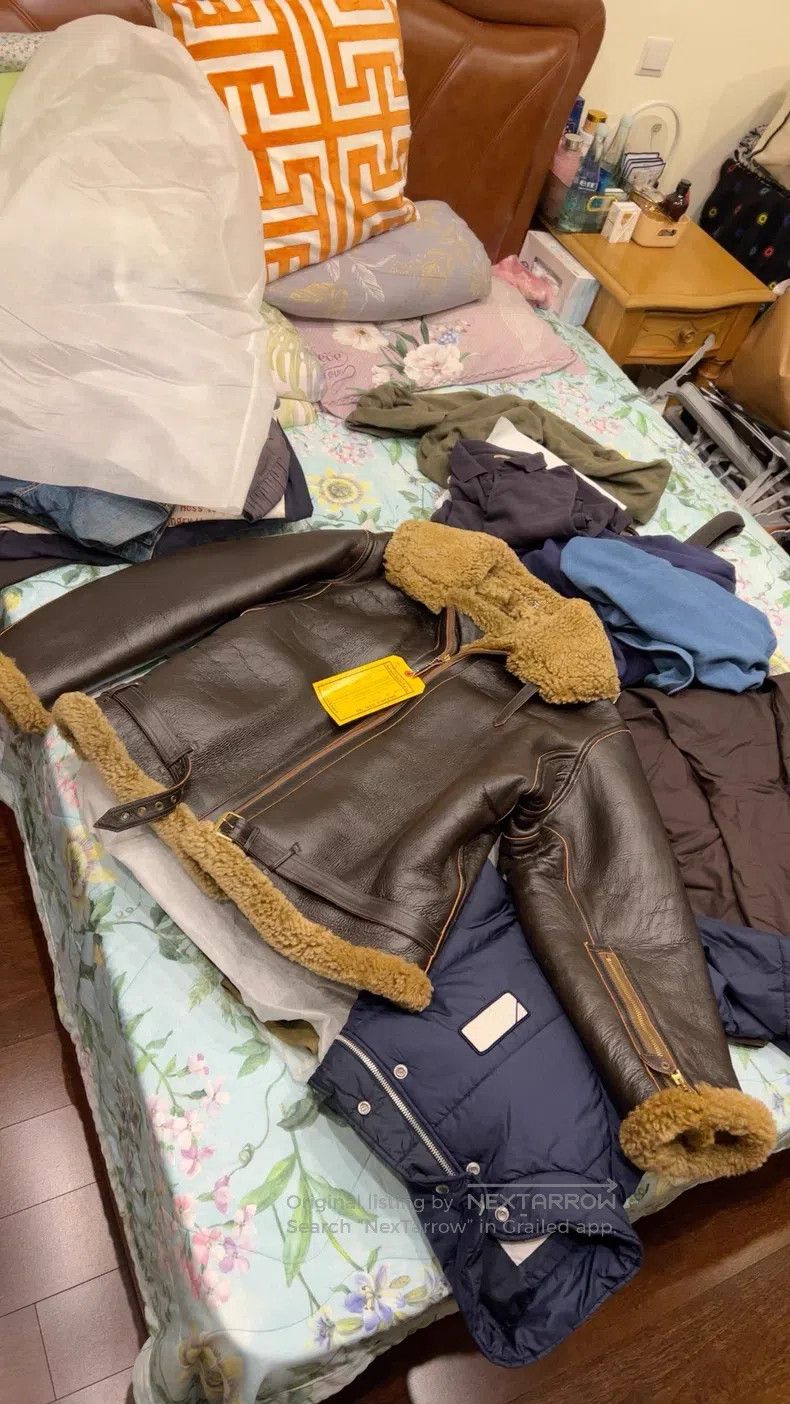 The Real McCoy's The Real McCoys Leather one-piece flight jacket Size US XS / EU 42 / 0 - 1 Thumbnail