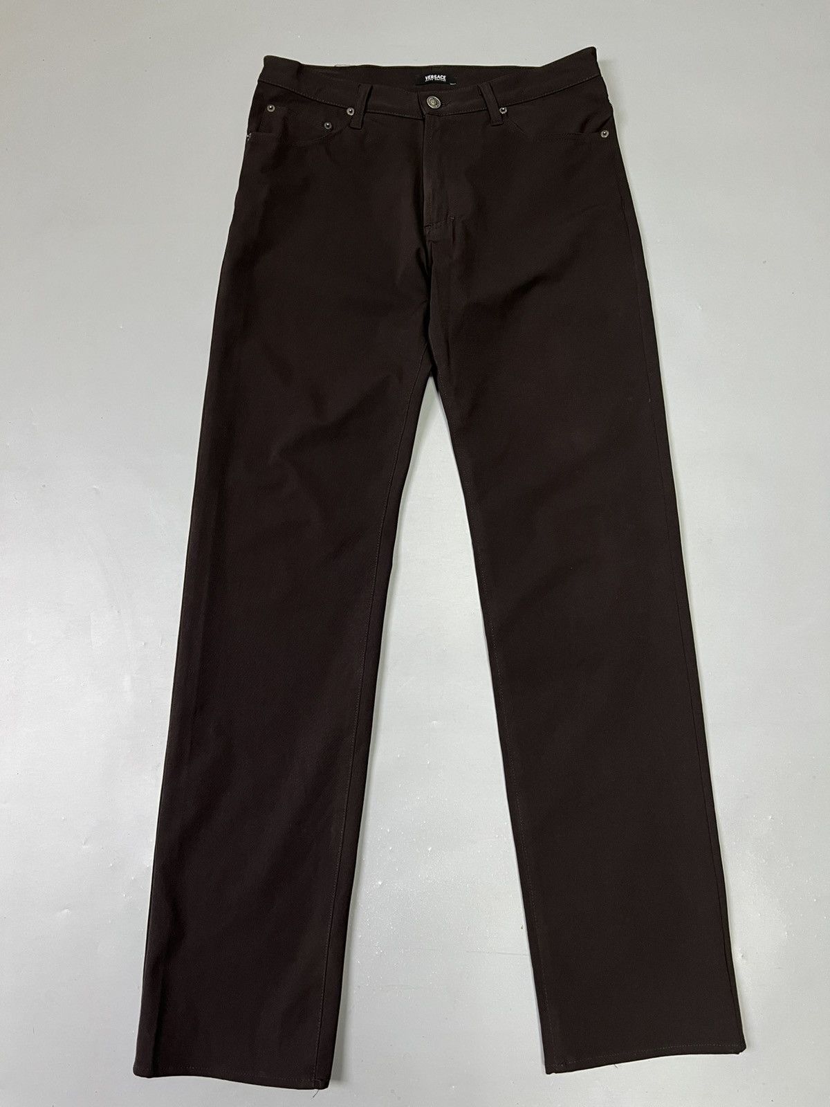 Versace Jeans Couture Vintage Versace Jeans Couture Brown Casual Pants Nylon men’s Size US 34 / EU 50 - 1 Thumbnail