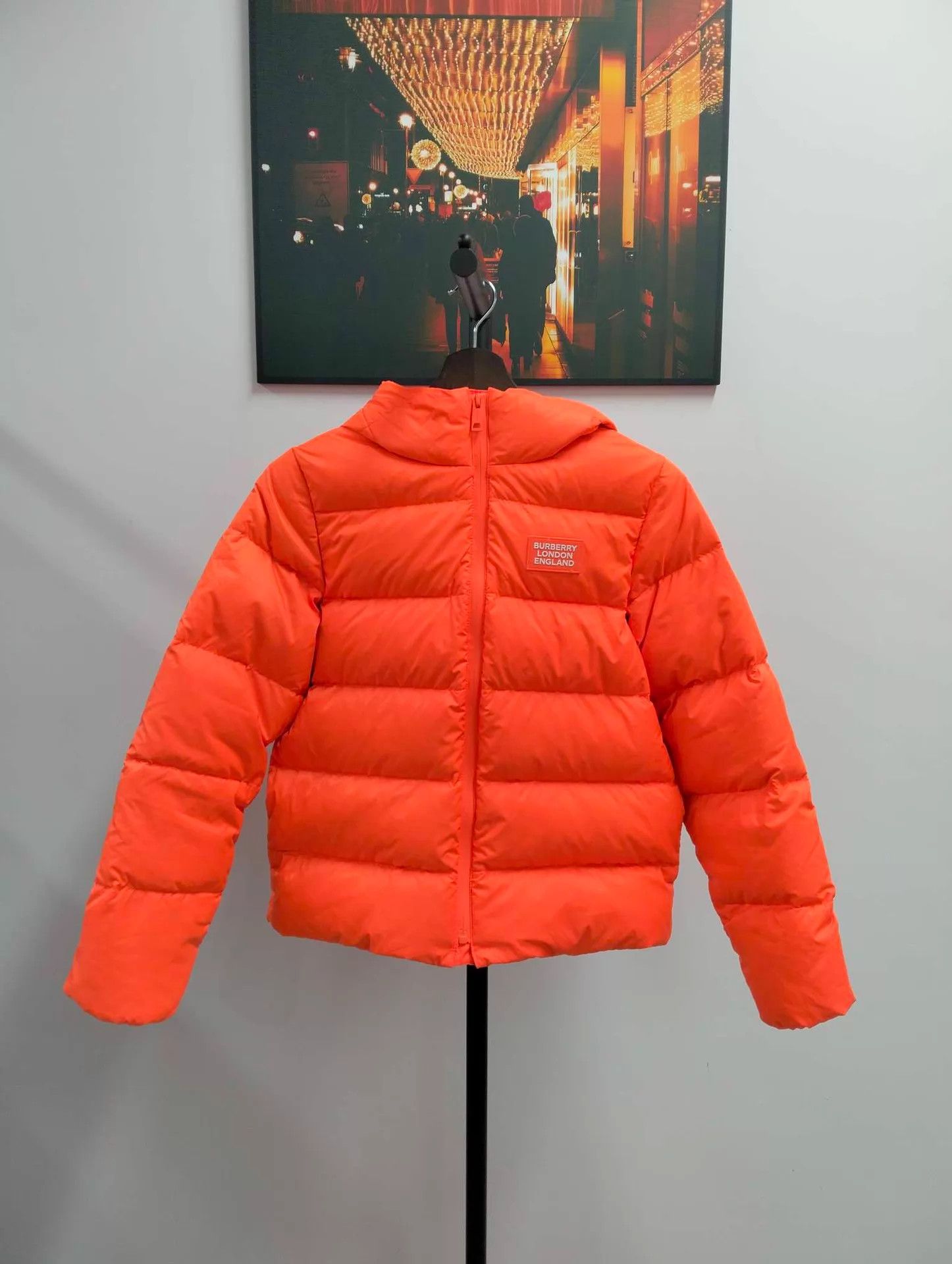 Burberry BURBERRY Orange children's down jacket 12Y Size XXS / US 00 / IT 34 - 1 Thumbnail