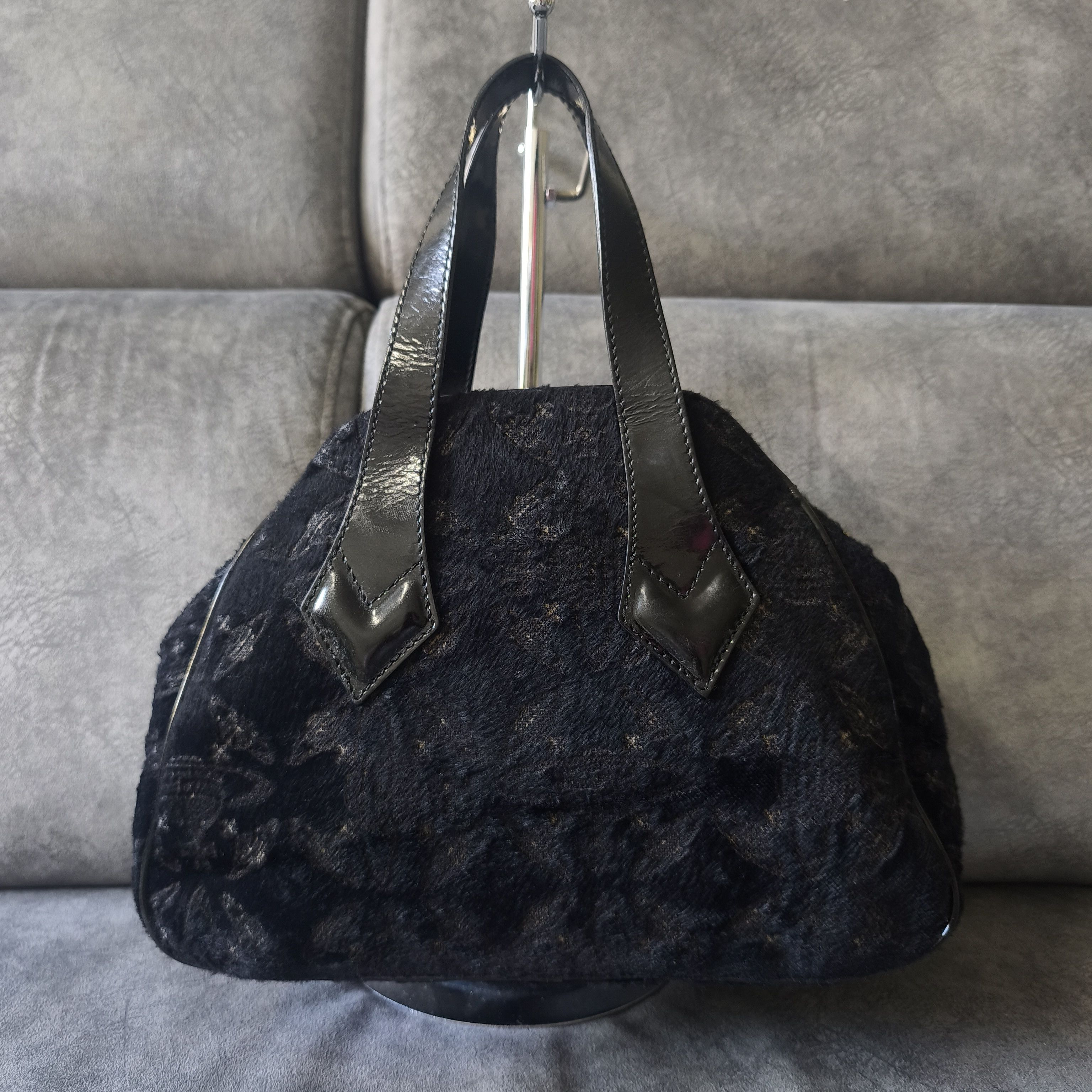 Vivienne Westwood Vivienne Westwood Yasmin Orb Monogram Haircalf Boston Bag Size ONE SIZE - 4 Thumbnail