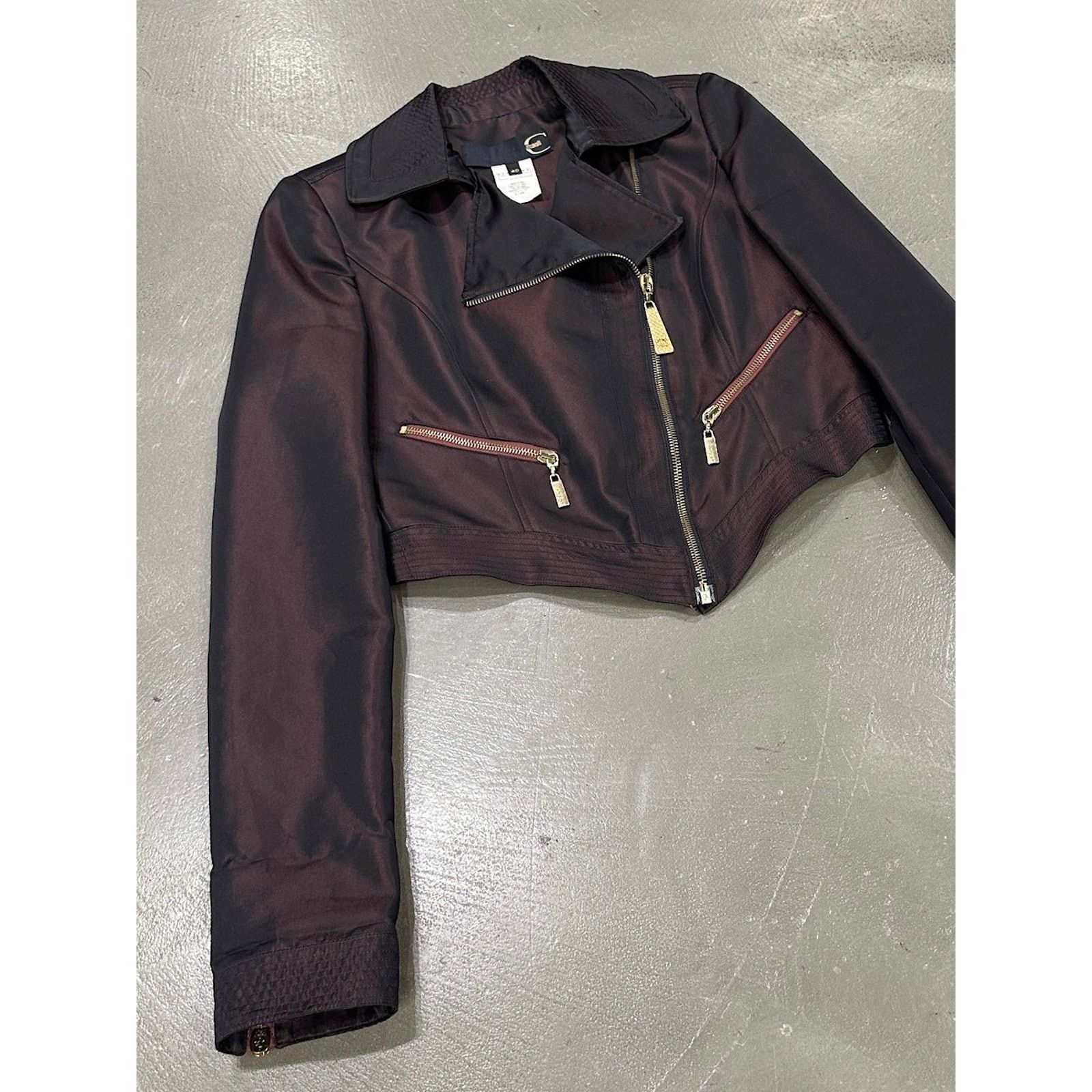 Roberto Cavalli 2000s Cavalli iridescent cropped jacket Size US XXS / EU 40 - 3 Thumbnail