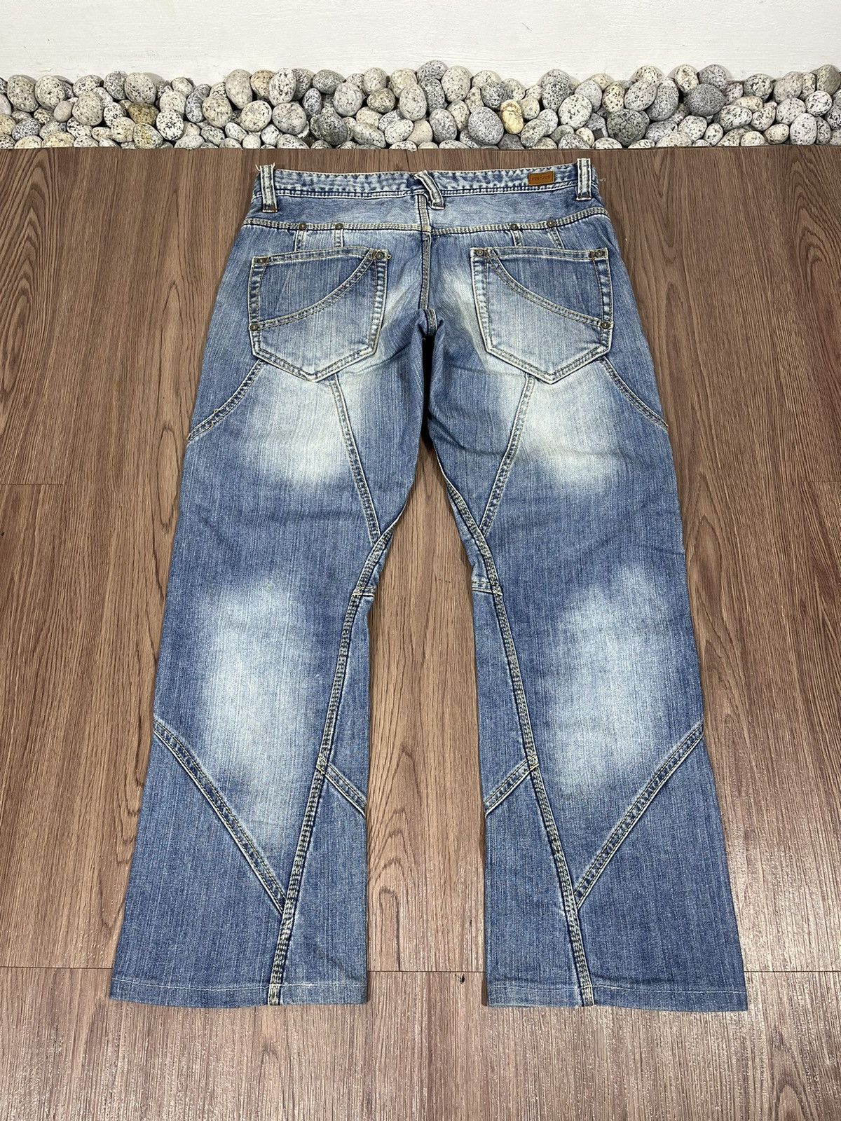 Japanese Brand × Nicole Club Nicole Club For Men Patchwork Jeans Size US 33 - 6 Thumbnail