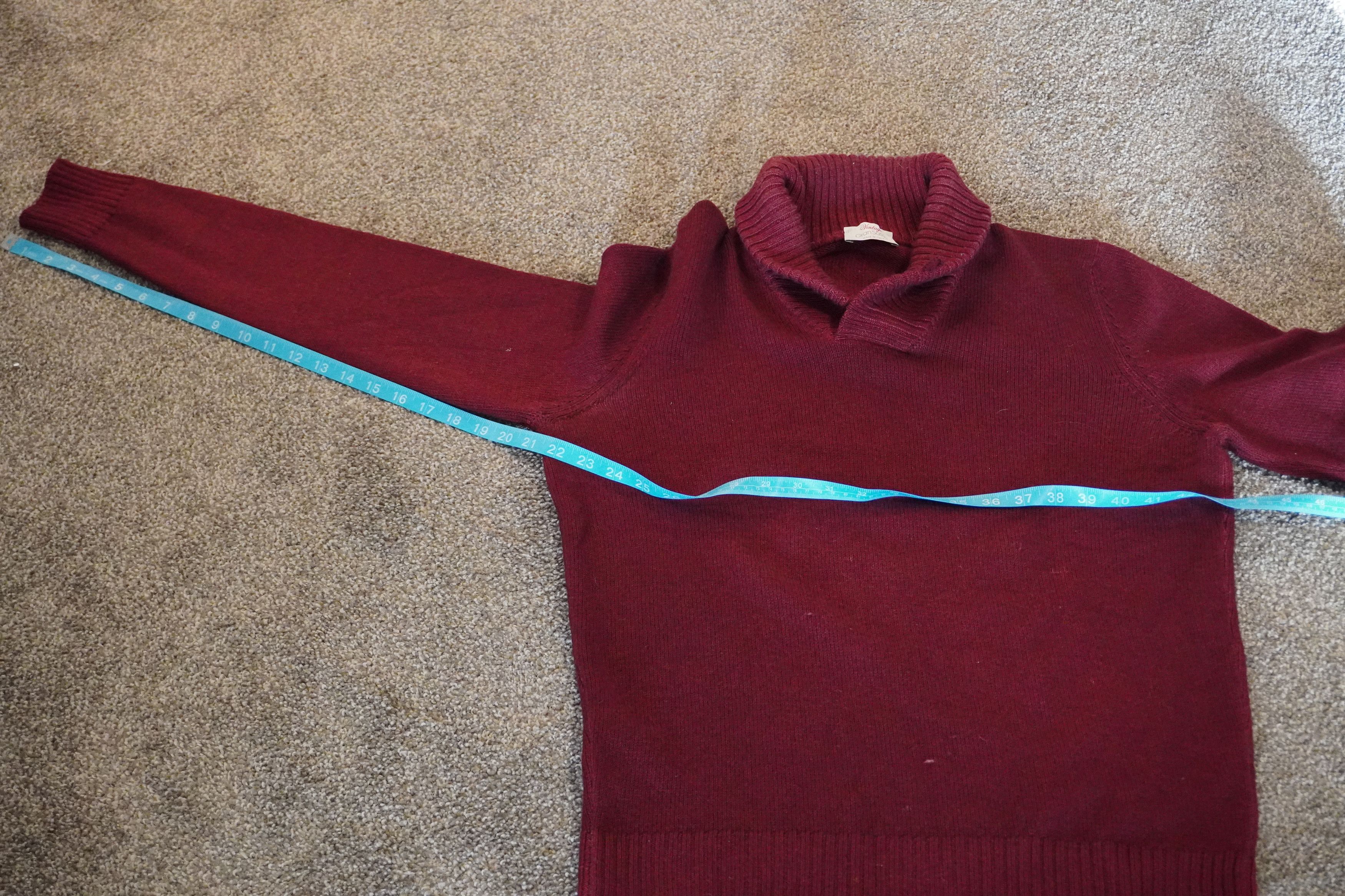 Gran Sasso GRAN SASSO SHAWL COLLAR SWEATER Size US L / EU 52-54 / 3 - 3 Thumbnail