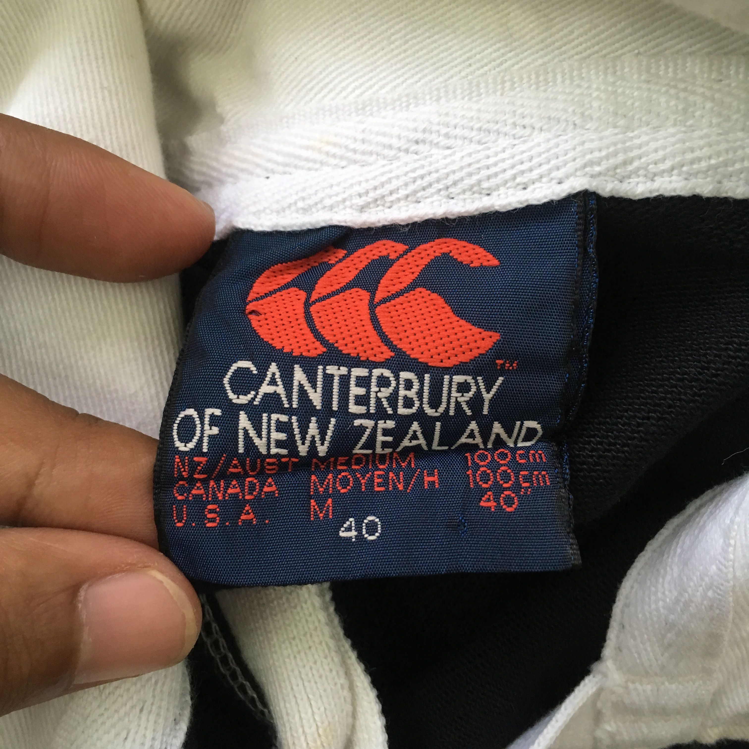 Canterbury of New Zealand Vintage 90's Canterbury Of New Zealand All Black Polo Shirt Size US M / EU 48-50 / 2 - 18 Thumbnail