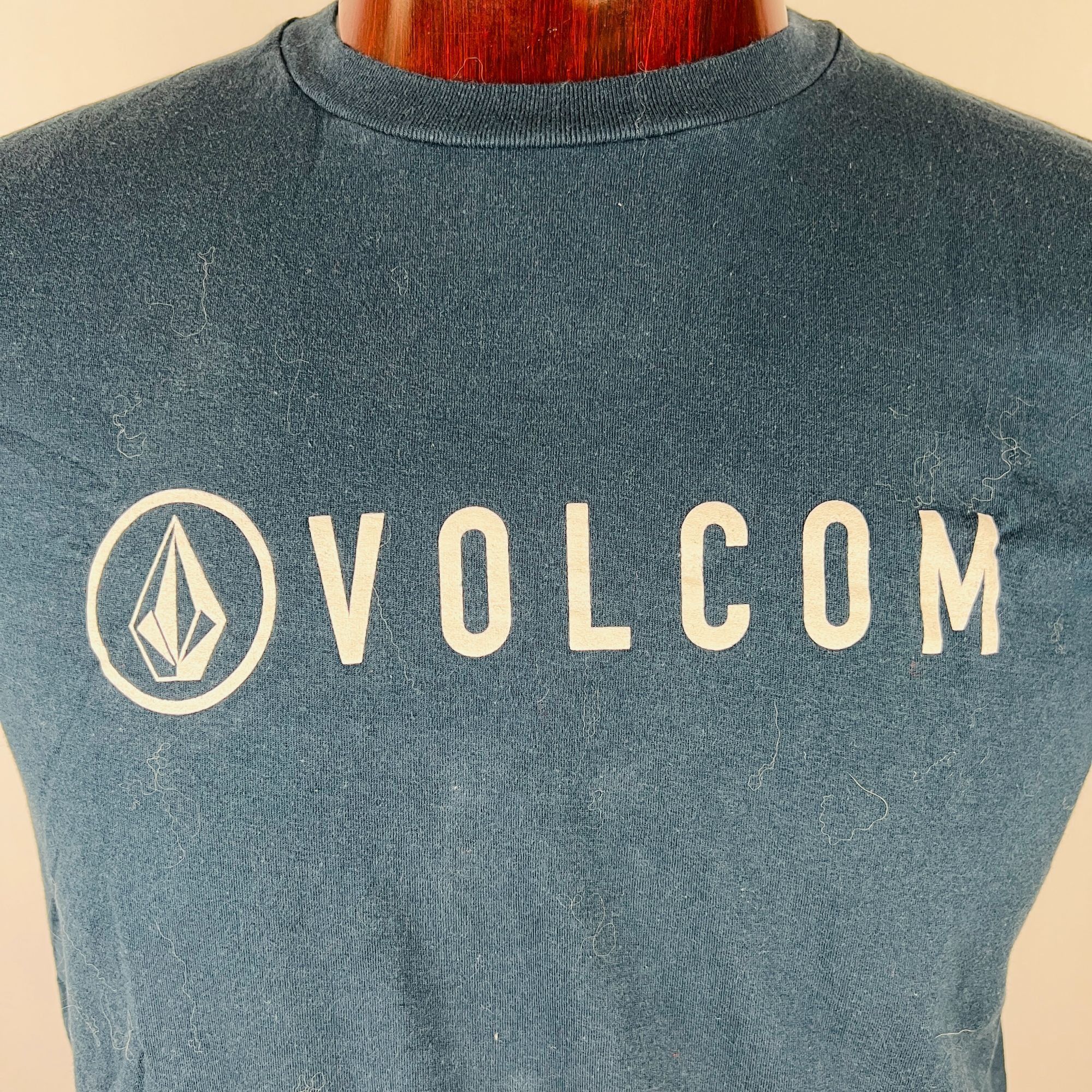 Volcom Volcom Logo Blue T-Shirt Shirt Size US M / EU 48-50 / 2 - 2 Thumbnail