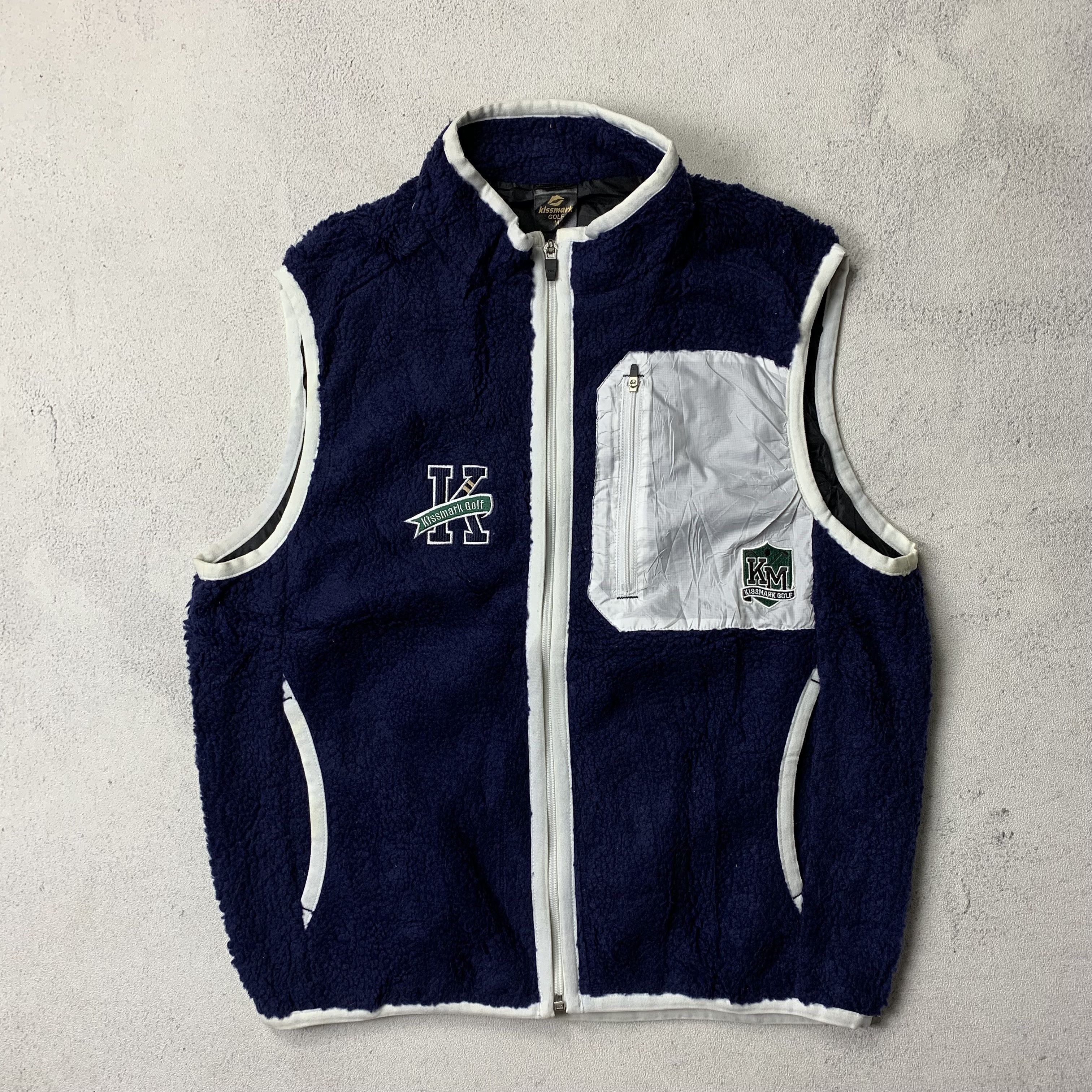 Vintage Kissmark Golf Fleece Vest Size US M / EU 48-50 / 2 - 1 Thumbnail