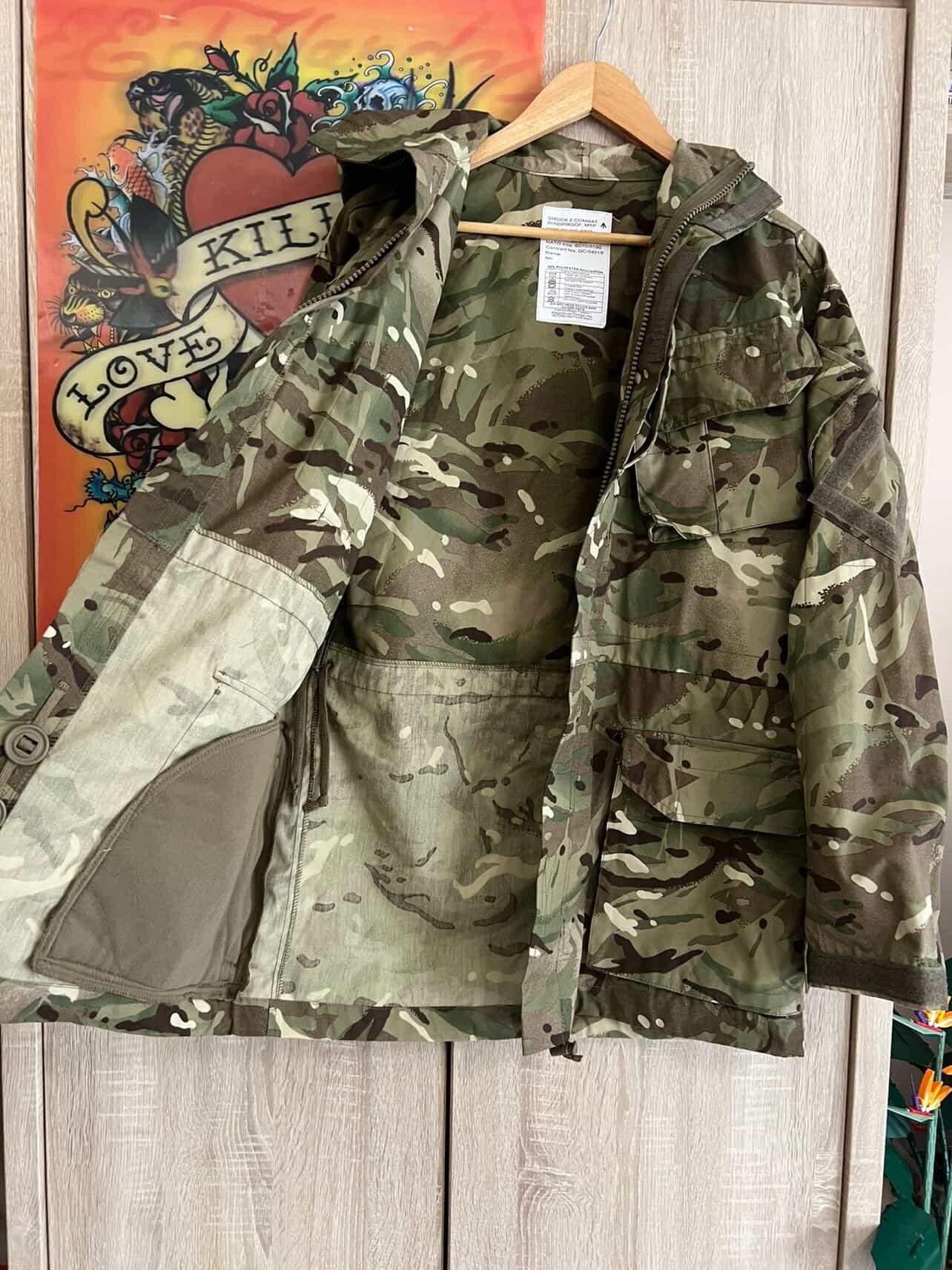 SMOCK Smock Comvat MTP 170/88 Army Military jacket Size US L / EU 52-54 / 3 - 5 Thumbnail