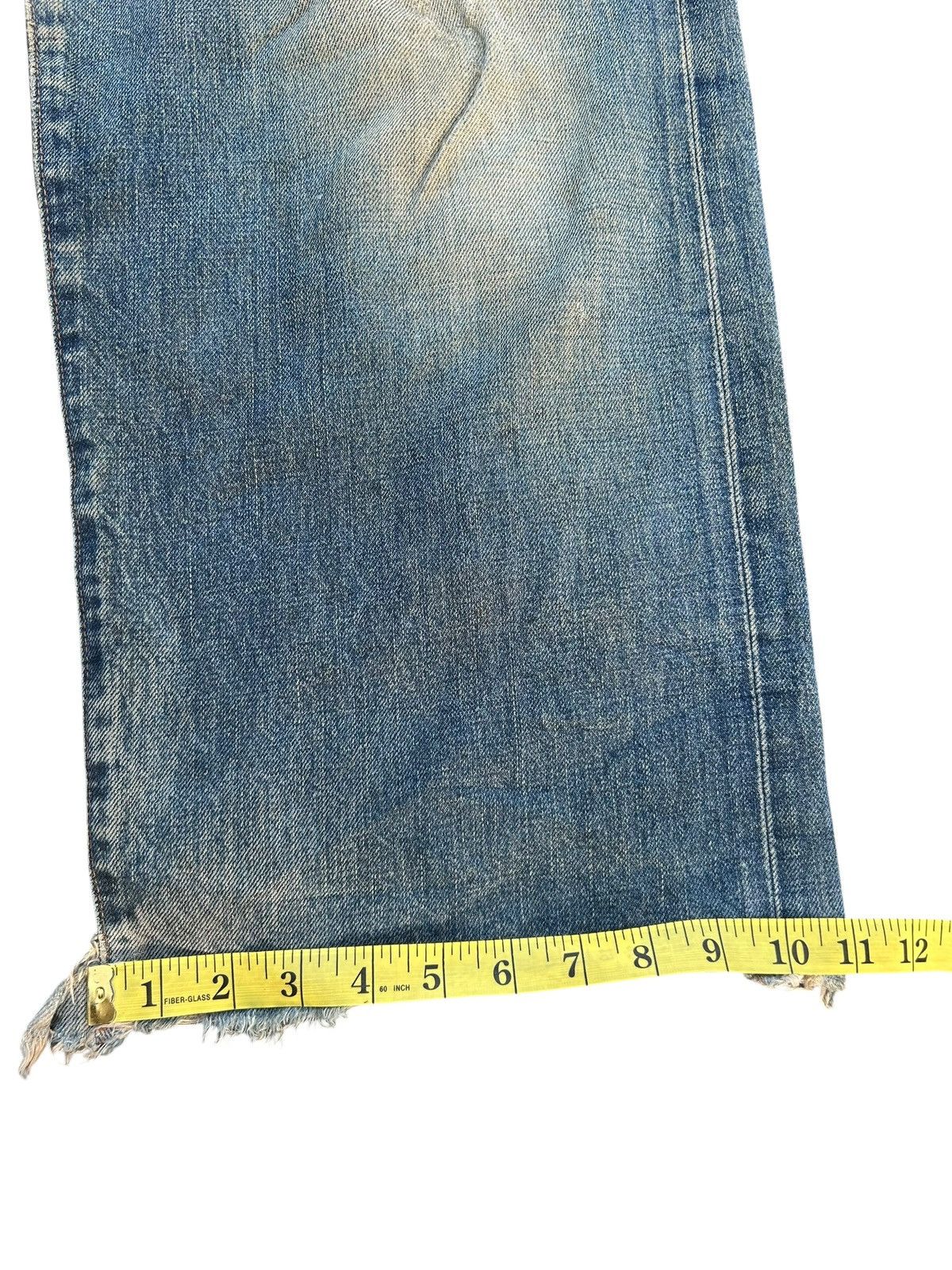 Japanese Brand × Kapital × Vintage Wrangler Selvedge Baggy Vintage Distressed Denim jeans Size US 30 / EU 46 - 24 Thumbnail