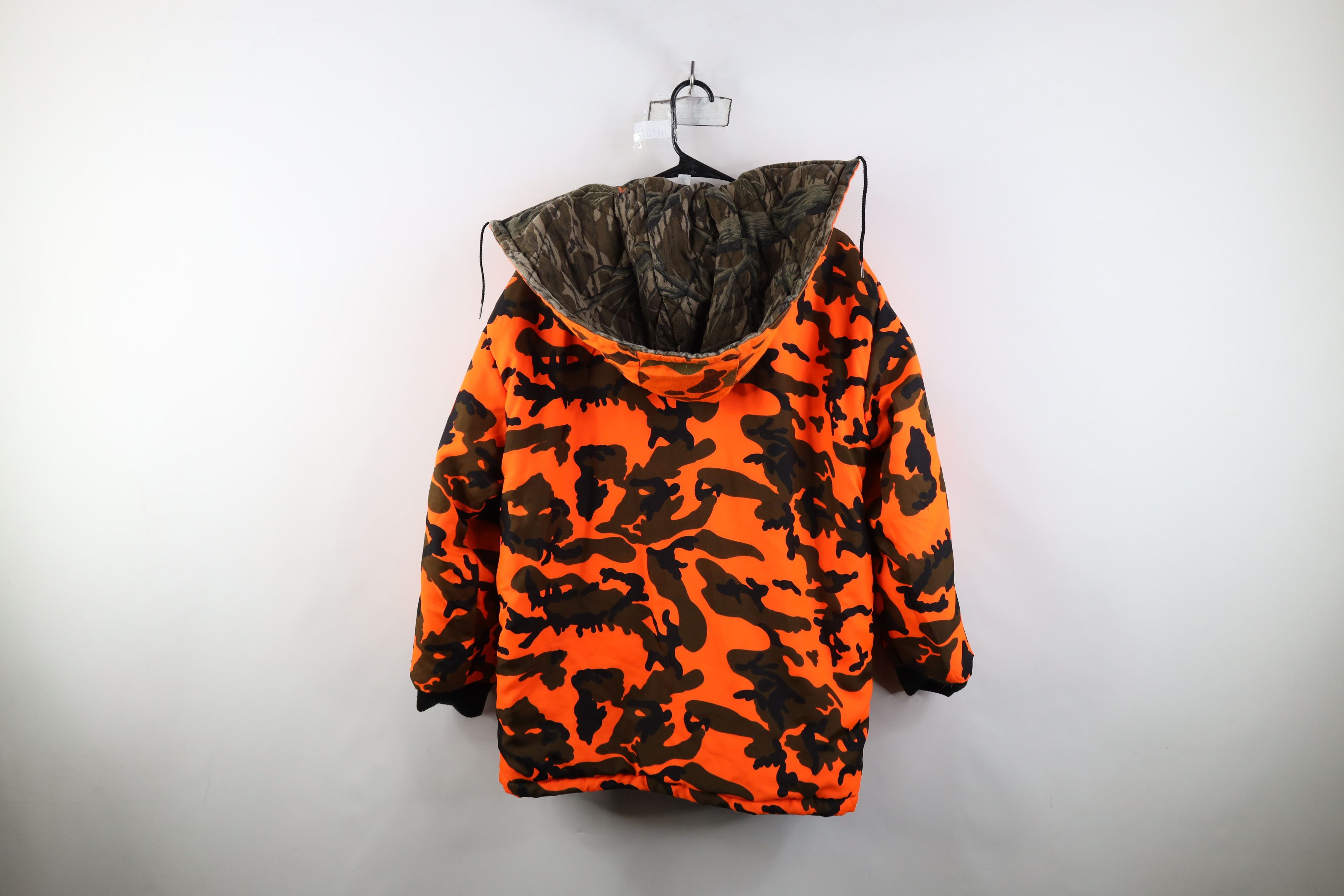 Vintage Vintage 90s Streetwear Reversible Camouflage Parka Jacket Size US L / EU 52-54 / 3 - 15 Thumbnail
