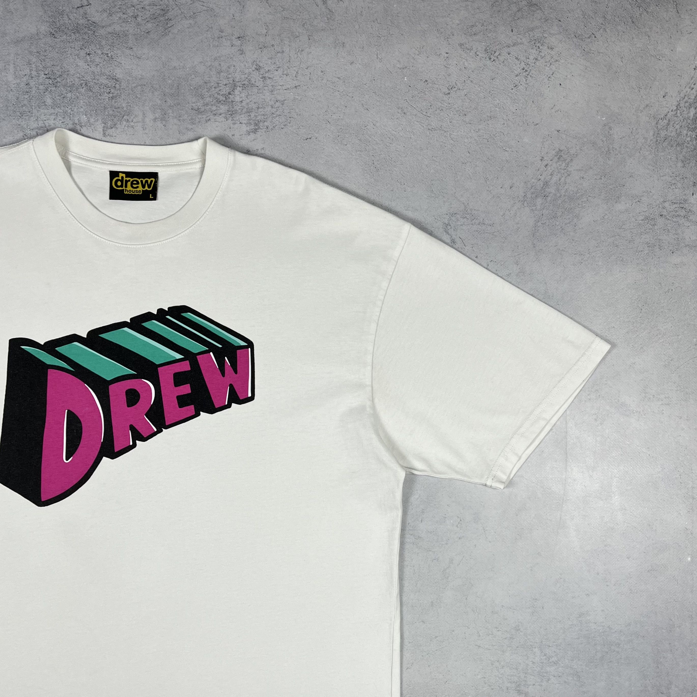 Drew House Drew House Script Big Logo T Shirt Size US L / EU 52-54 / 3 - 3 Thumbnail