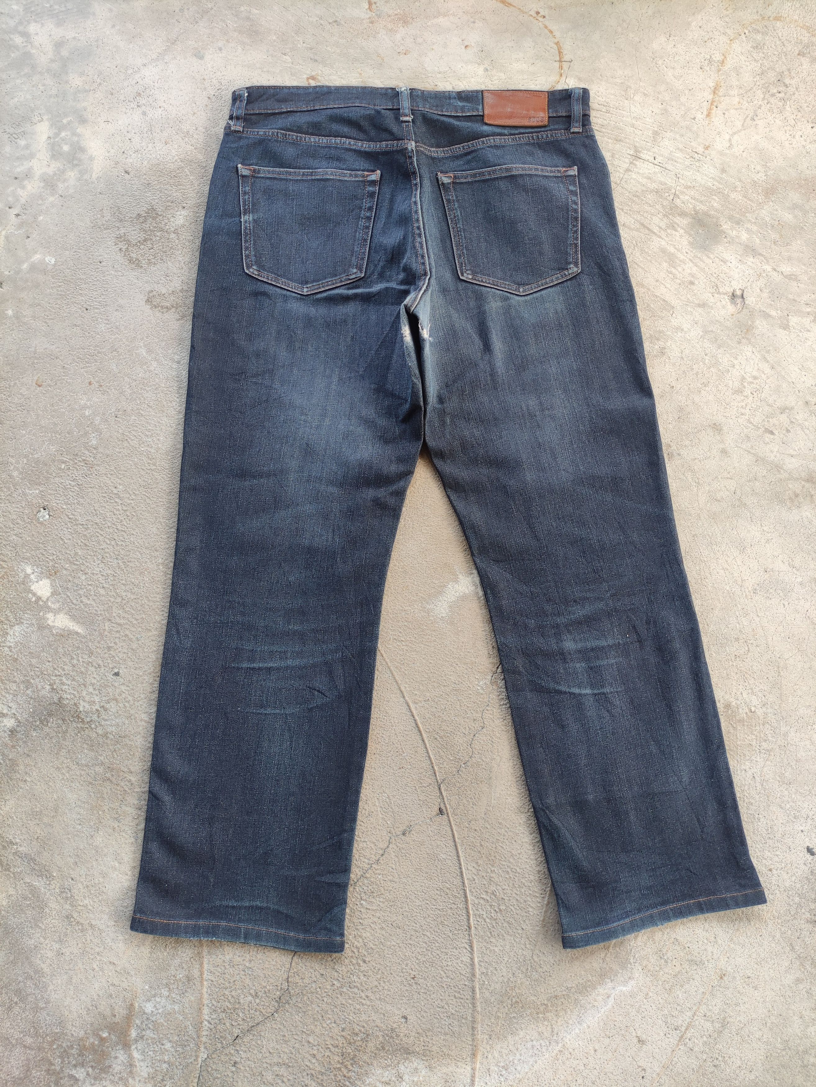 Japanese Brand Vintage Japanese Baggy Jean Distressed Faded Denim Size US 36 / EU 52 - 8 Thumbnail