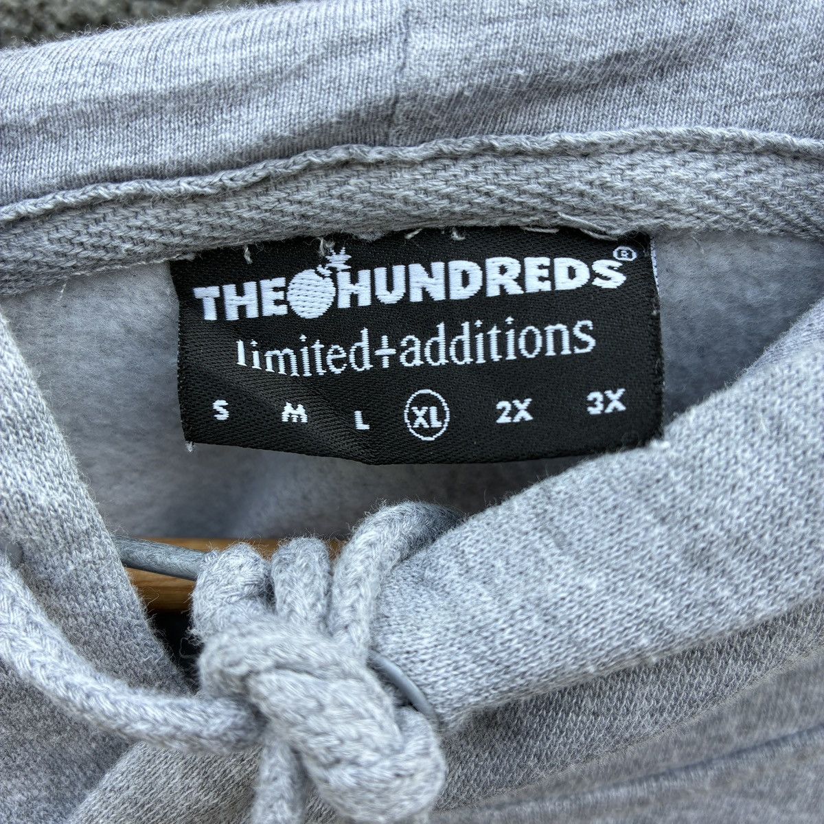 The Hundreds The Hundreds Heather Grey Hooded Sweatshirt Adam Bomb Size US XL / EU 56 / 4 - 3 Thumbnail