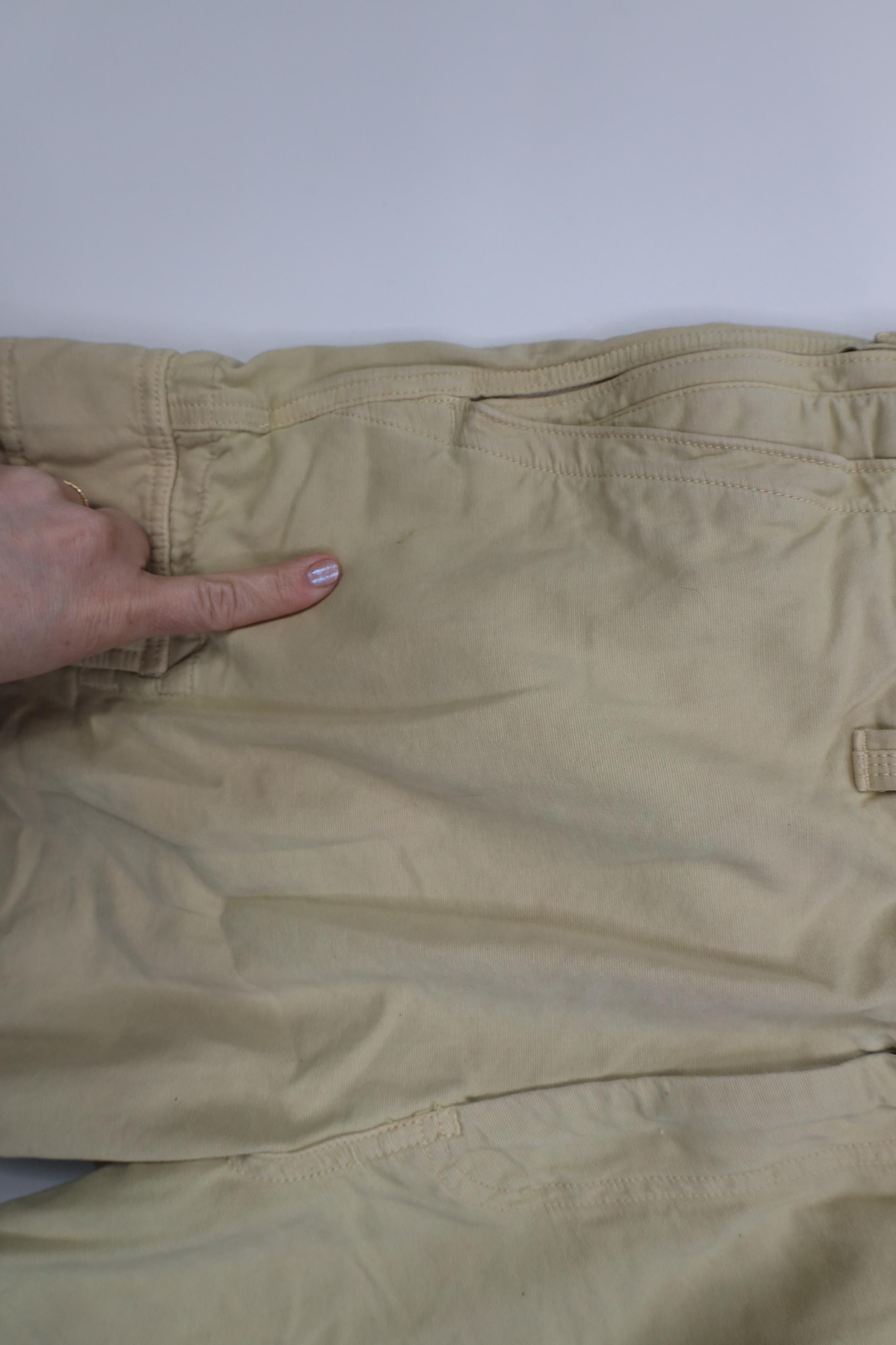 Lands' End Vintage 90s Y2K Lands End Heavyweight Surplus Cargo Shorts Size US 34 / EU 50 - 6 Thumbnail