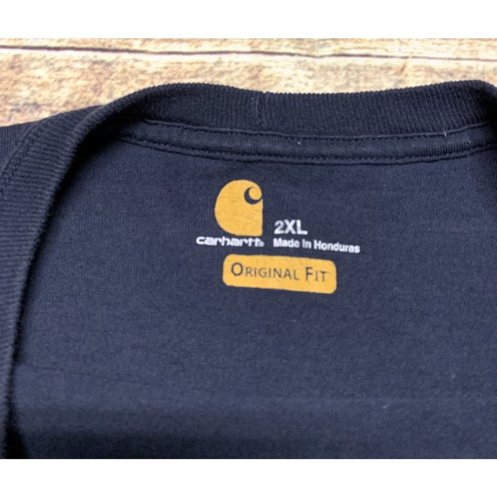 Carhartt Carhartt Shirt Mens 2XL Blue Original Fit Short Sleeve Pocket Workwear Logo Size US XXL / EU 58 / 5 - 3 Thumbnail
