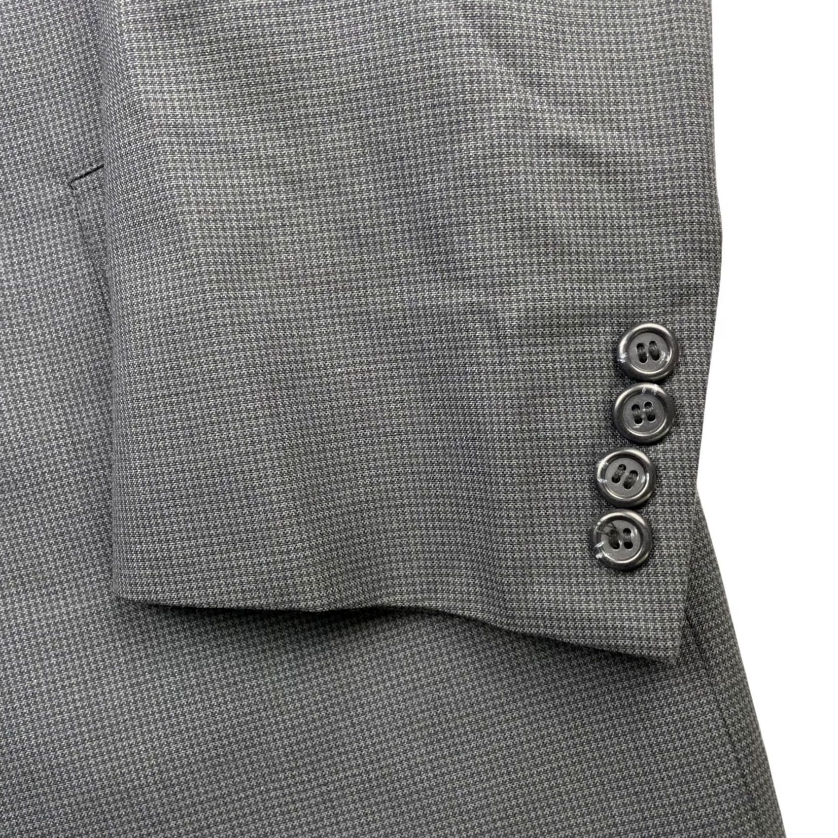 Brooks Brothers Brooks Brothers Men’s Blazer Blue Houndstooth 100% Wool 43S USA Two-Button Size 46R - 4 Thumbnail