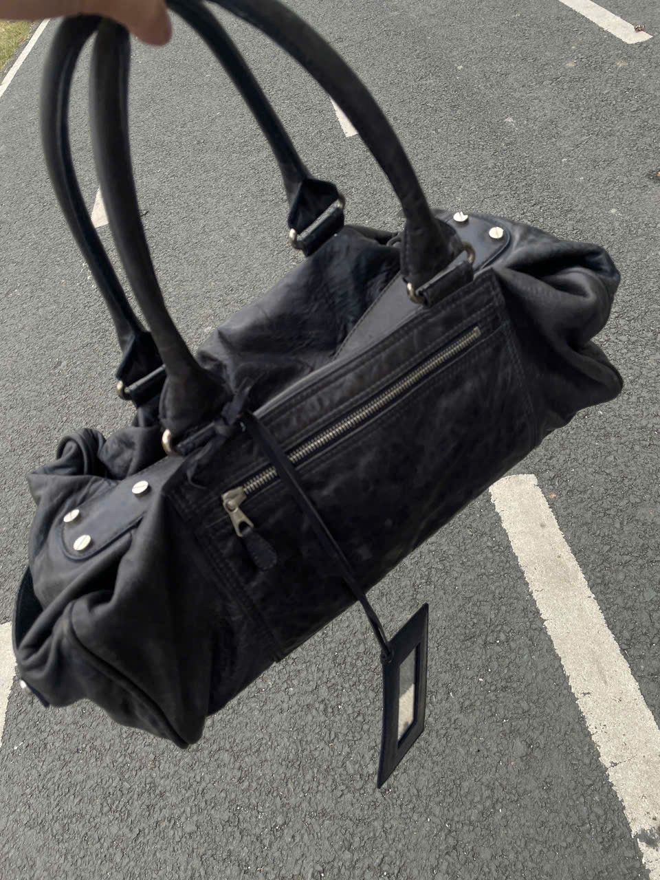 Balenciaga Balenciaga Bacon Duffer Leather Bag Size ONE SIZE - 12 Thumbnail