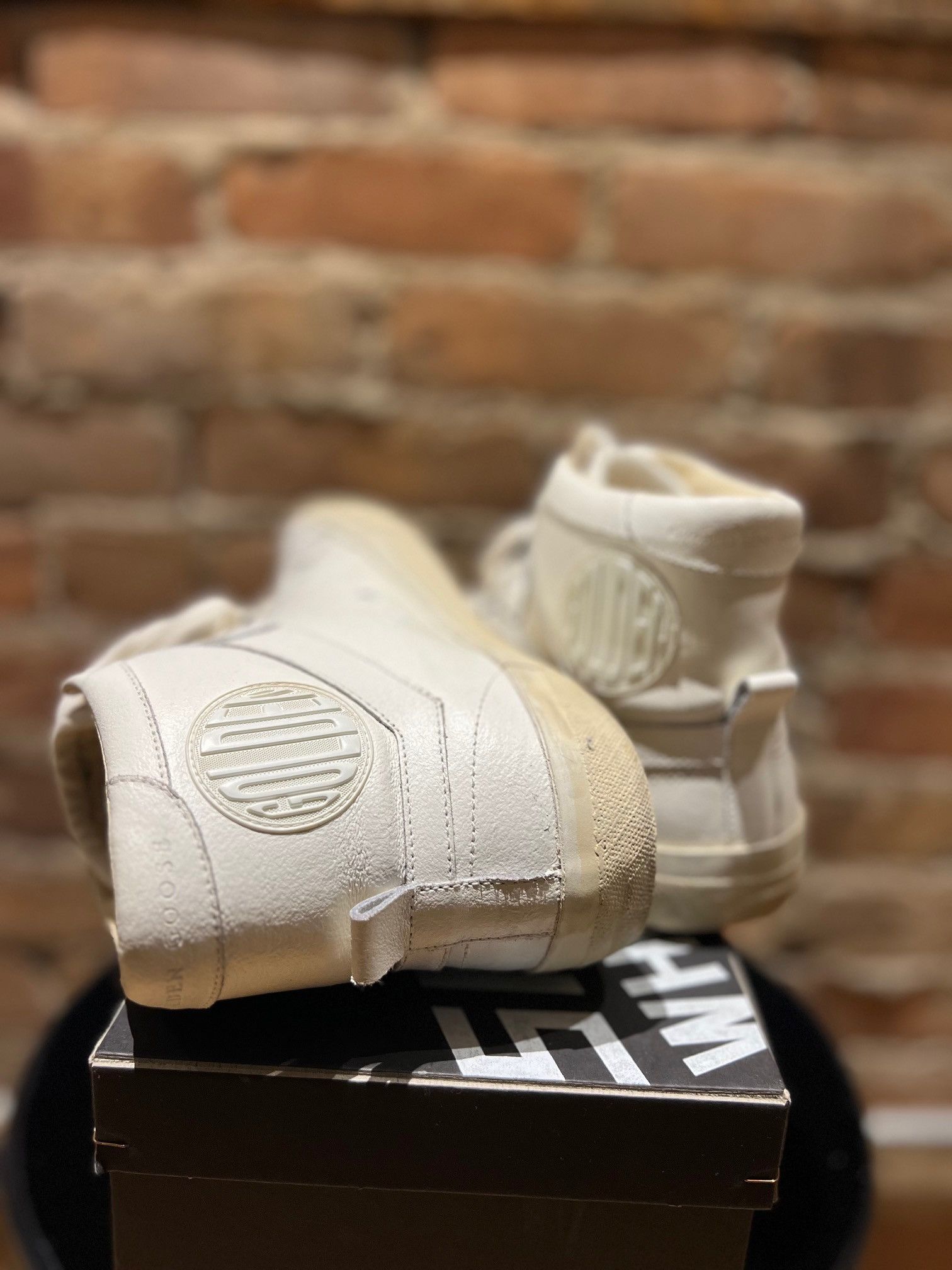 Golden Goose Golden Goose 2.12 High-Top Sneakers – ZZ White Size US 8 / EU 41 - 4 Thumbnail