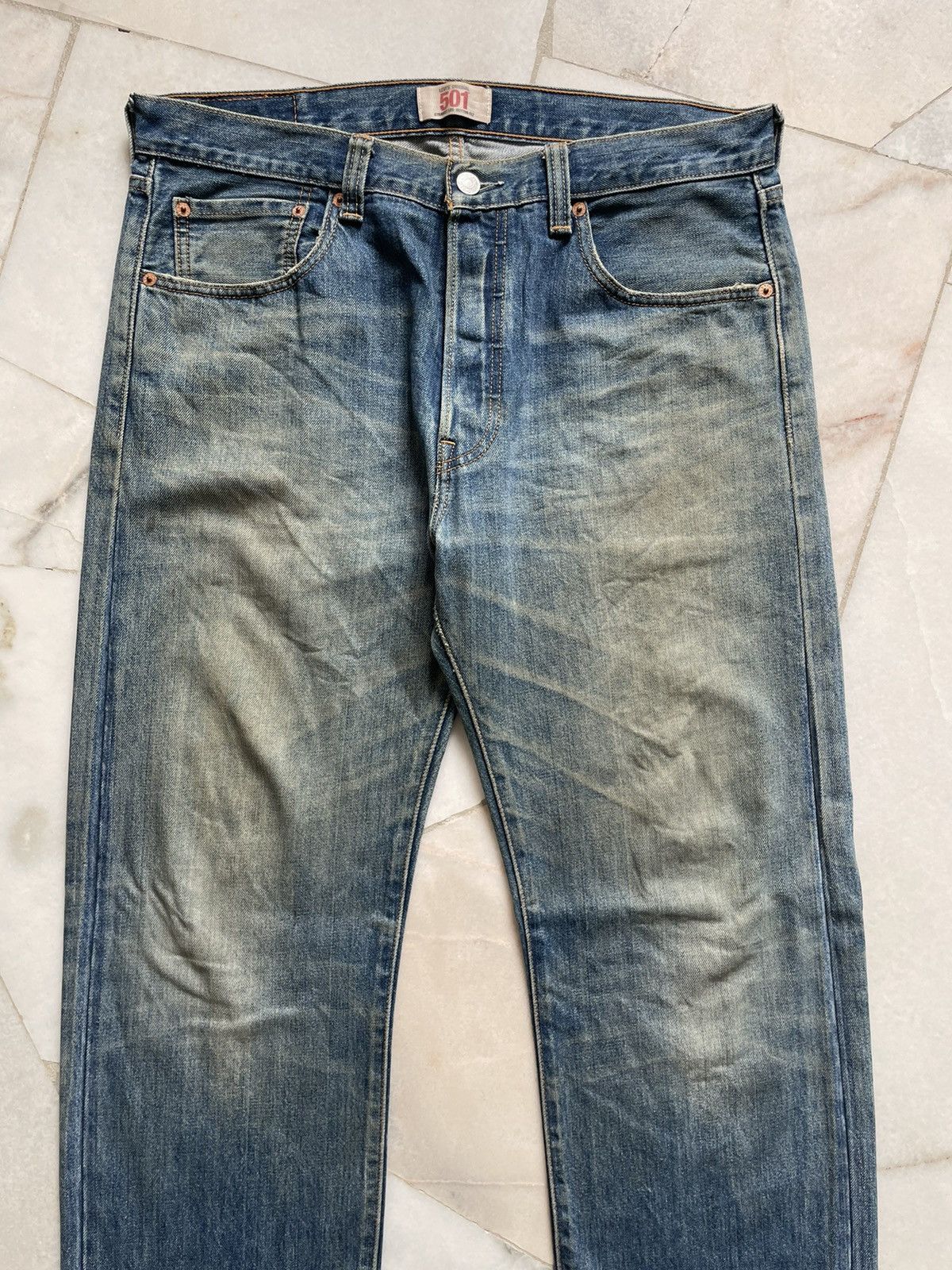 Levi's Vintage y2k Levis 501 Jeans Size US 35 - 3 Thumbnail