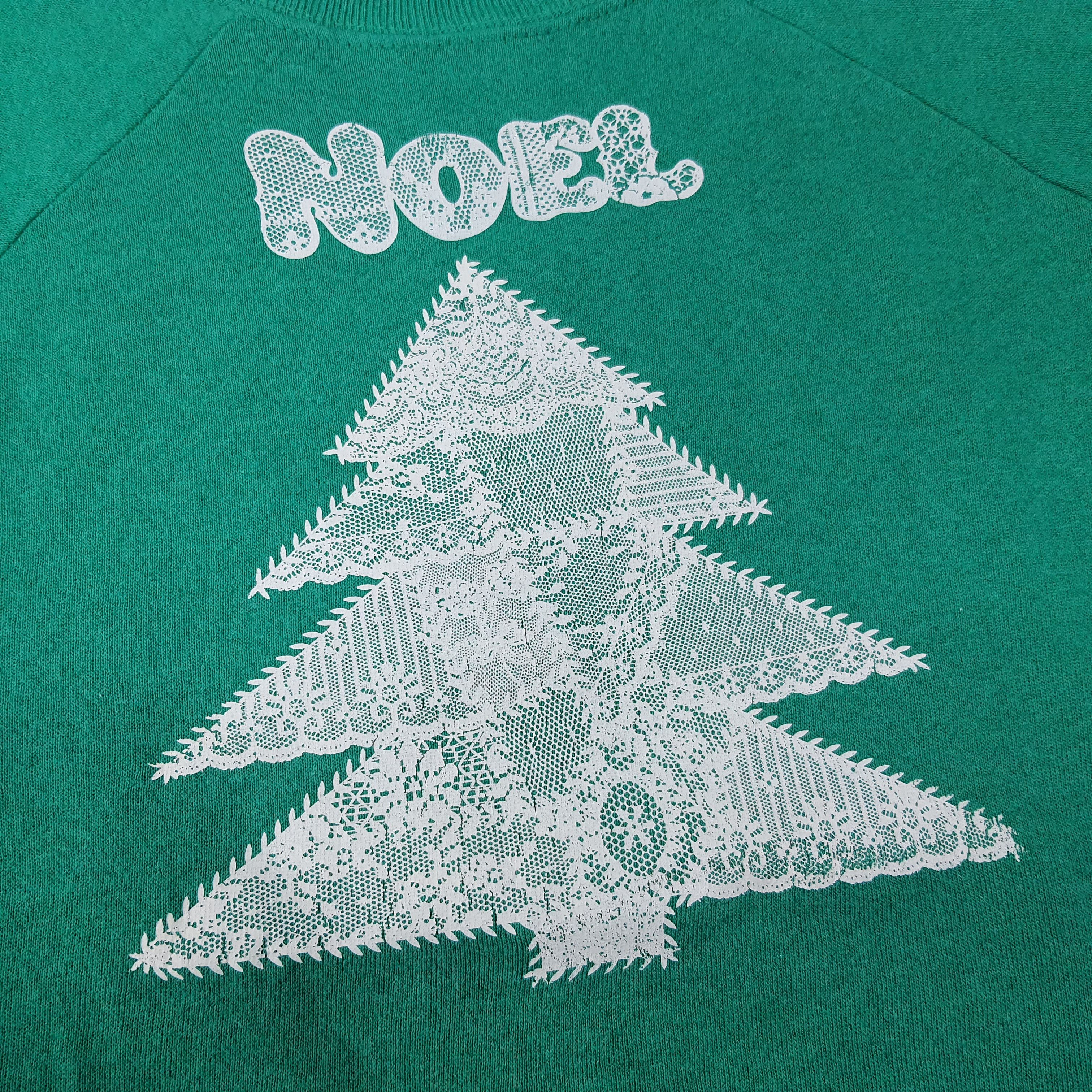 Vintage Vintage Noel Christmas Tree Sweatshirt C227N14 Size US M / EU 48-50 / 2 - 2 Thumbnail