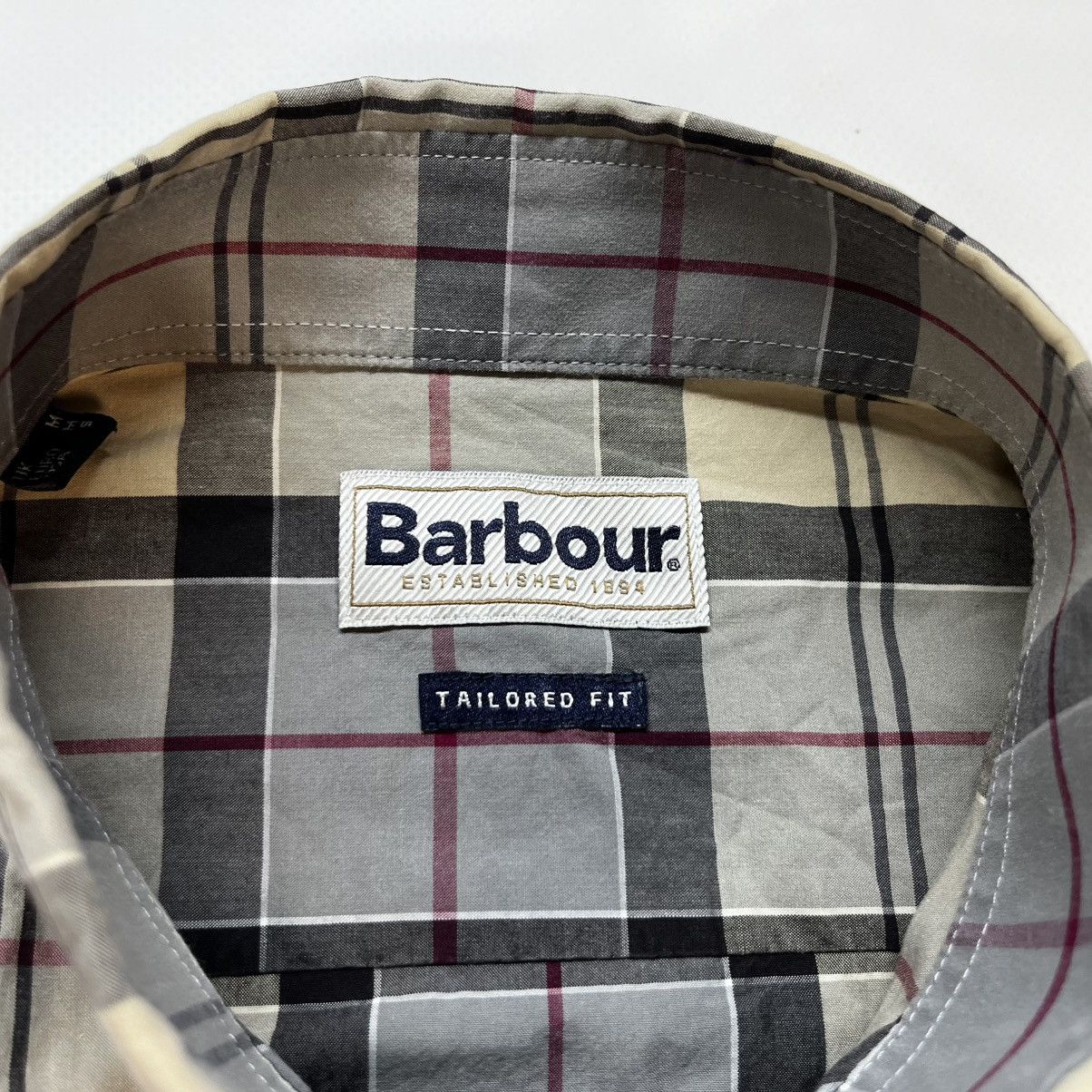 Barbour Men's Barbour Shirt Tartan Gray England Classic Size M Size US M / EU 48-50 / 2 - 3 Thumbnail