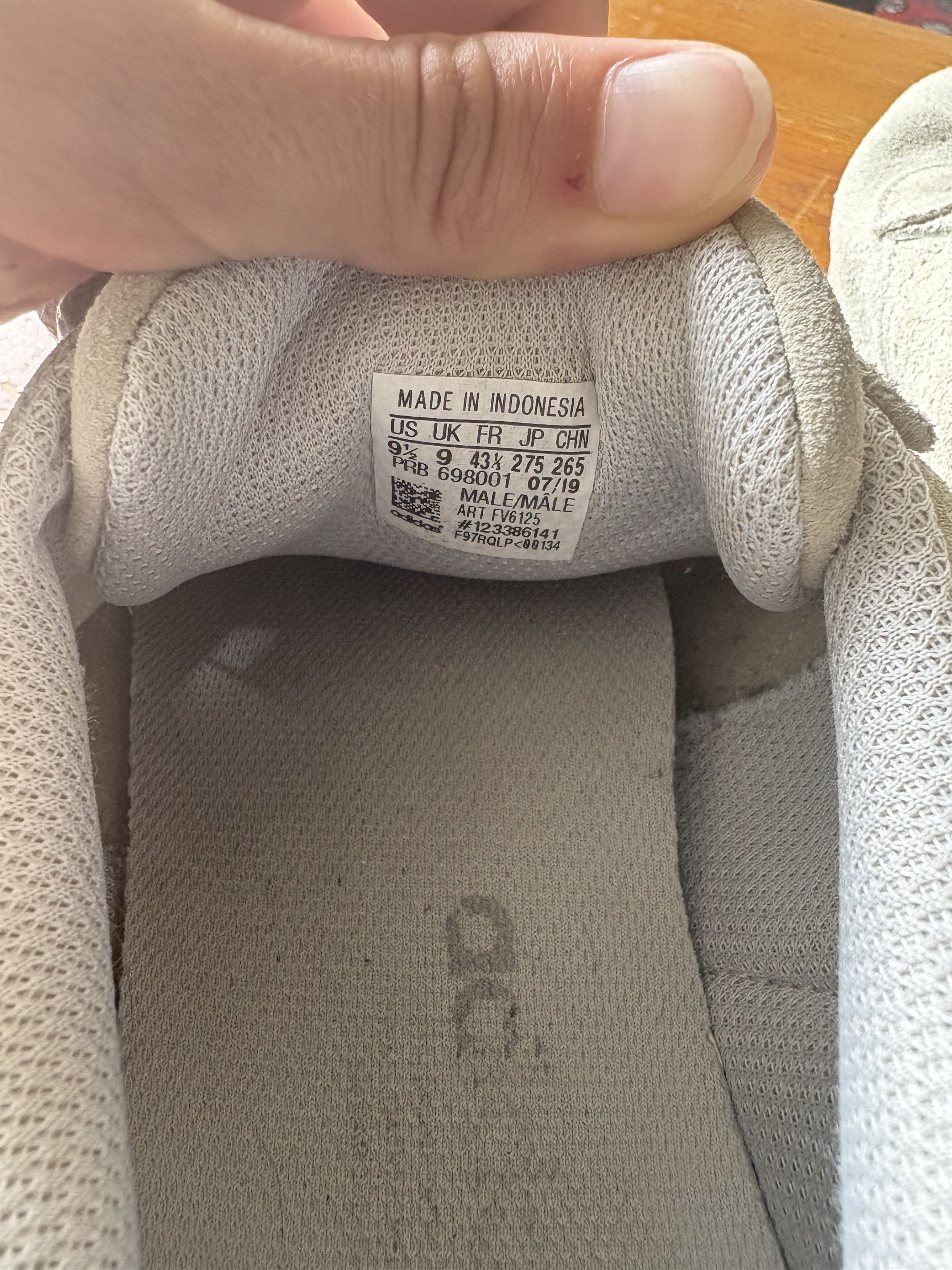 Yeezy Yeezy Powerphase Gray Suade Size US 9.5 / EU 42-43 - 2 Thumbnail
