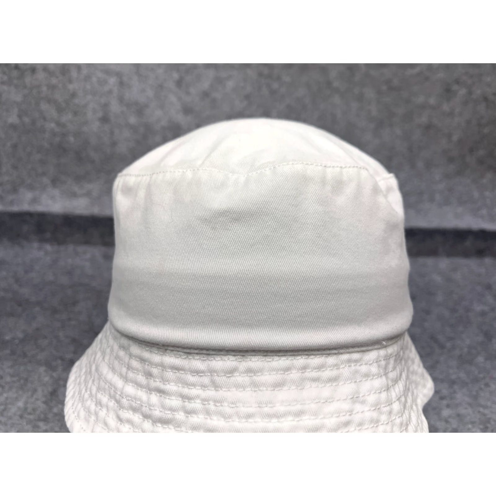 Vintage Bucket Hat Women One Size White Lightweight Cotton Outdoor Beach Size ONE SIZE - 2 Thumbnail