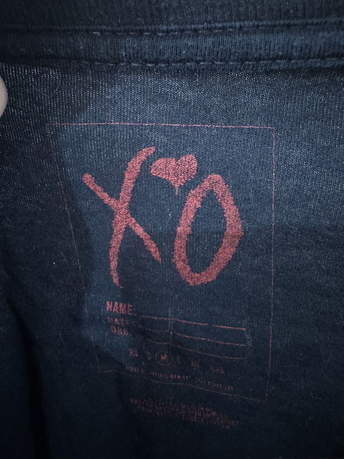 The Weeknd The Weekend World Tour XO Legend Longsleeve Black Size US M / EU 48-50 / 2 - 3 Thumbnail