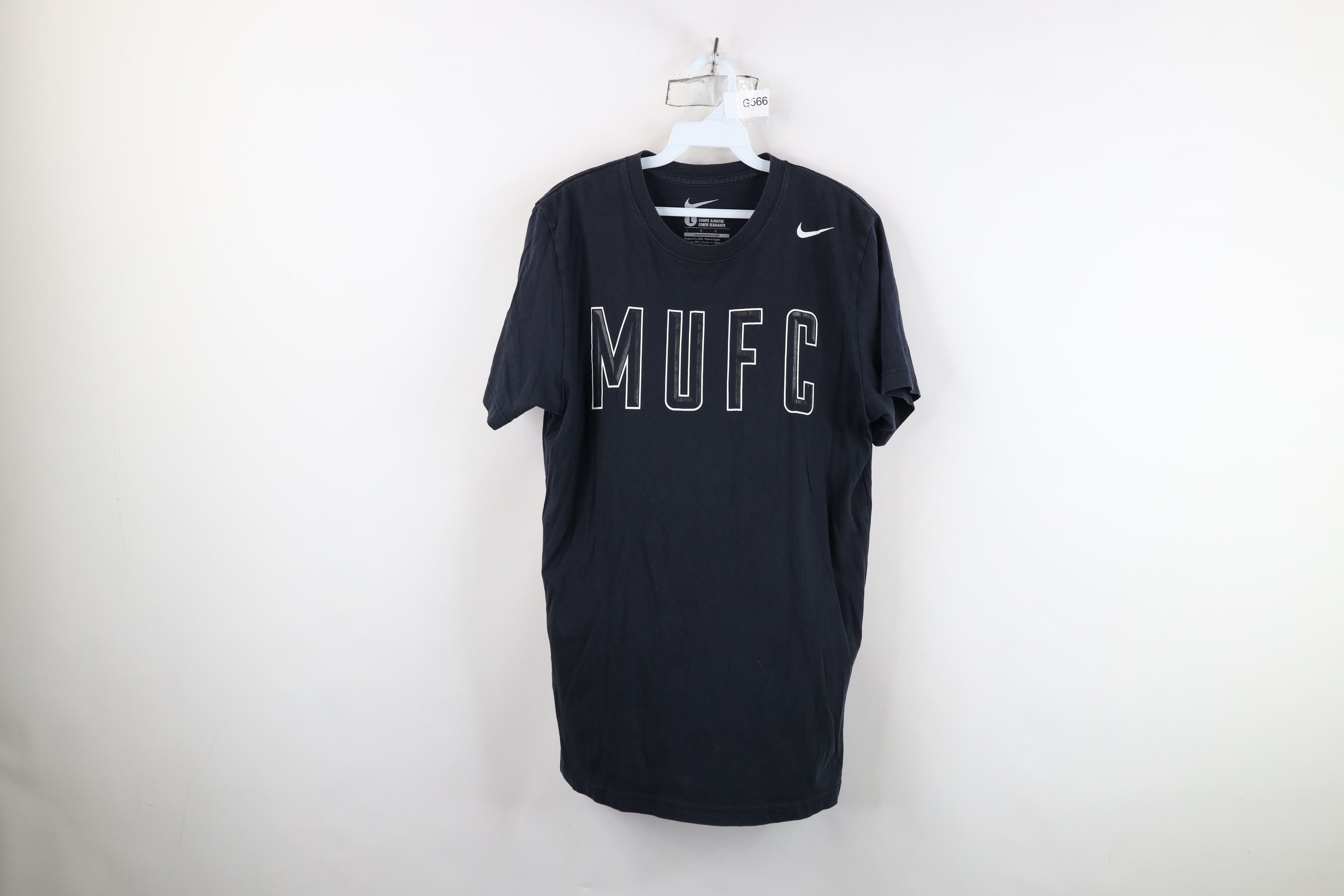 Nike Nike Faded Manchester United FC Soccer Futbol T-Shirt Black Size US L / EU 52-54 / 3 - 1 Thumbnail