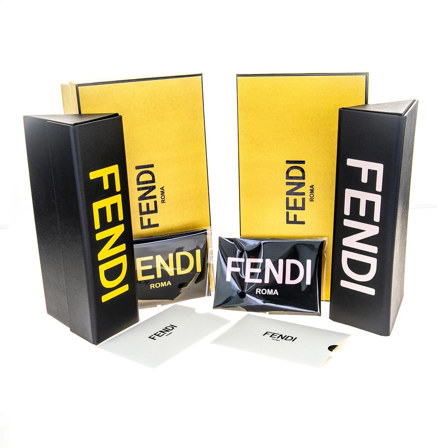 Fendi FENDI O'LOCK 40048 Black Fashion FF Sunglasses FE40048U Size ONE SIZE - 11 Thumbnail