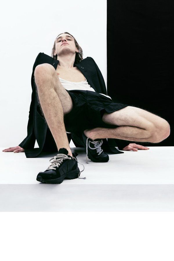 Rick Owens Veja Hiking Style Vegan Suede Black Transparent