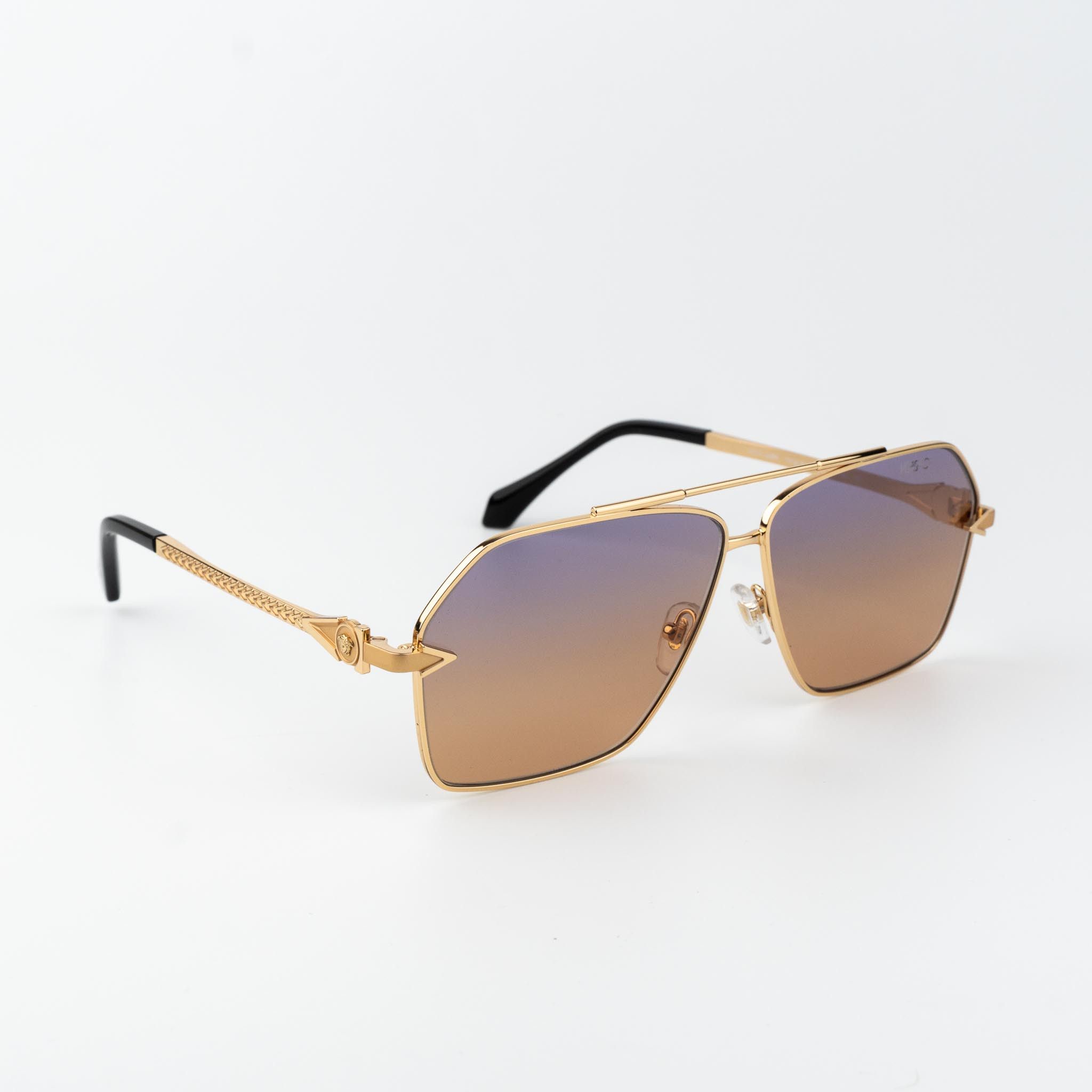 Versace Versace Men Sunglasses Aviator VE2284 1002EL NEW AUTHENTIC Size ONE SIZE - 4 Thumbnail
