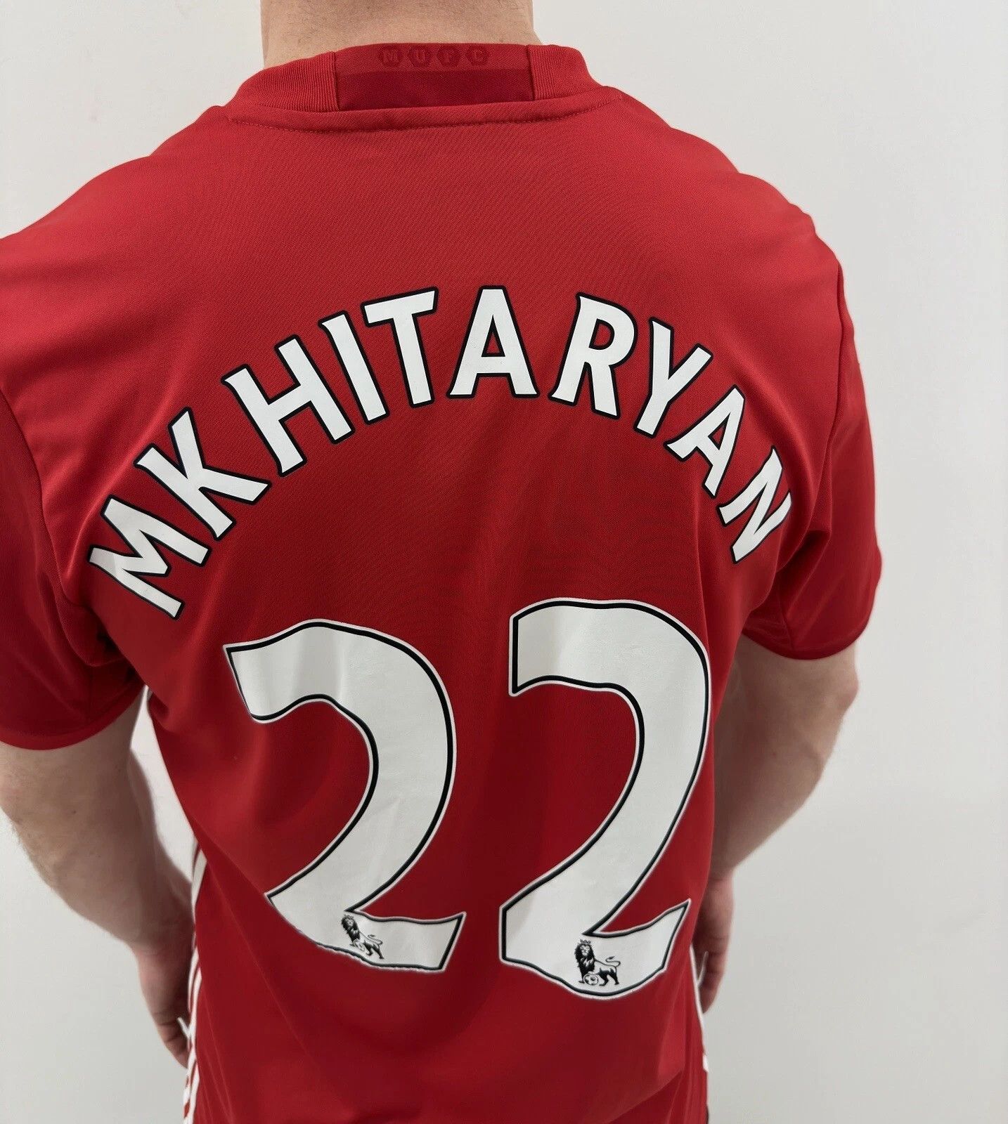 Adidas Manchester United 2016 2017 Home Jersey Soccer Mkhitaryan Size US M / EU 48-50 / 2 - 9 Thumbnail