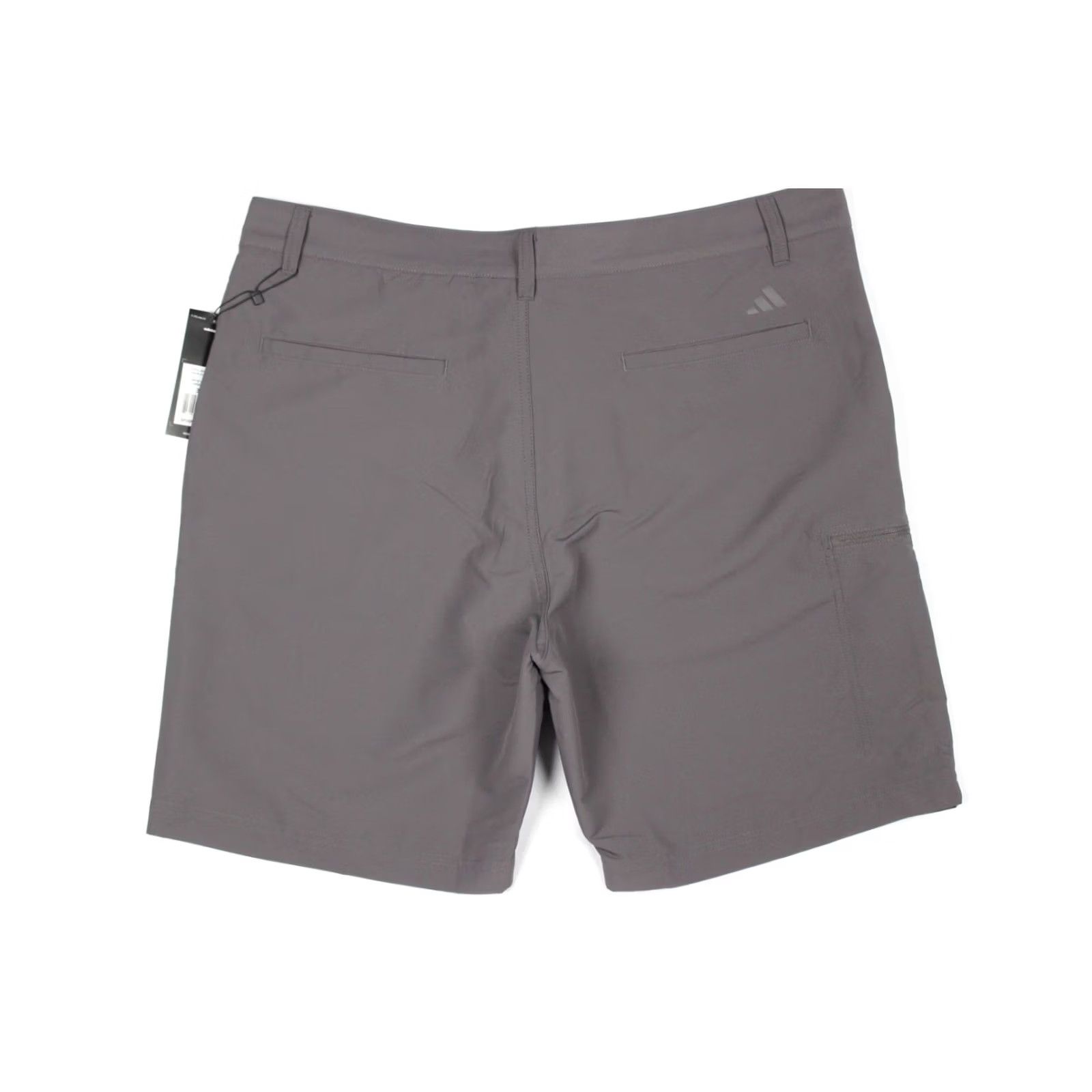 Adidas Adidas Men’s Woven Cargo Shorts 38 x 8" Inseam Charcoal Black Solid Front Zip Pockets Cargo Drawer Pocket Mens Shorts Size US 38 / EU 54 - 2 Thumbnail