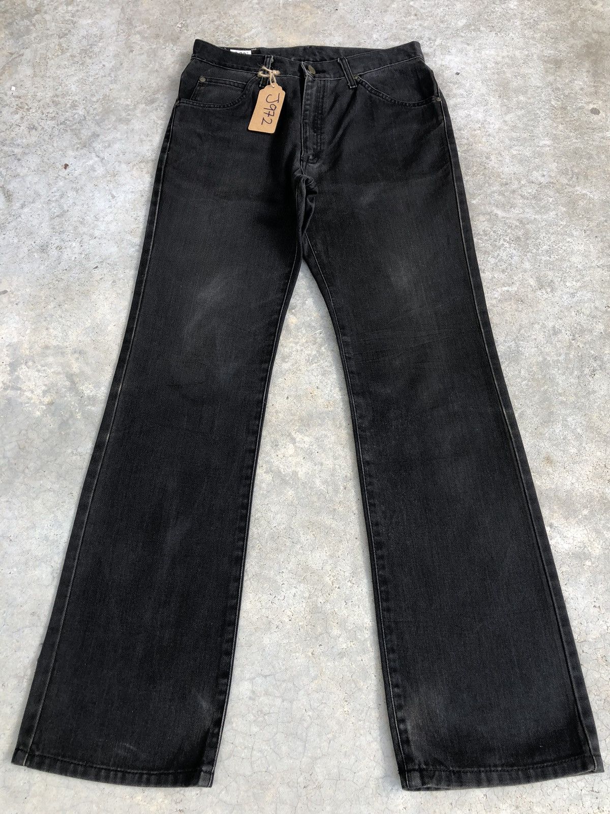 If Six Was Nine Japanese Lee Flared Jeans Distressed Jeans Size US 30 / EU 46 - 1 Thumbnail