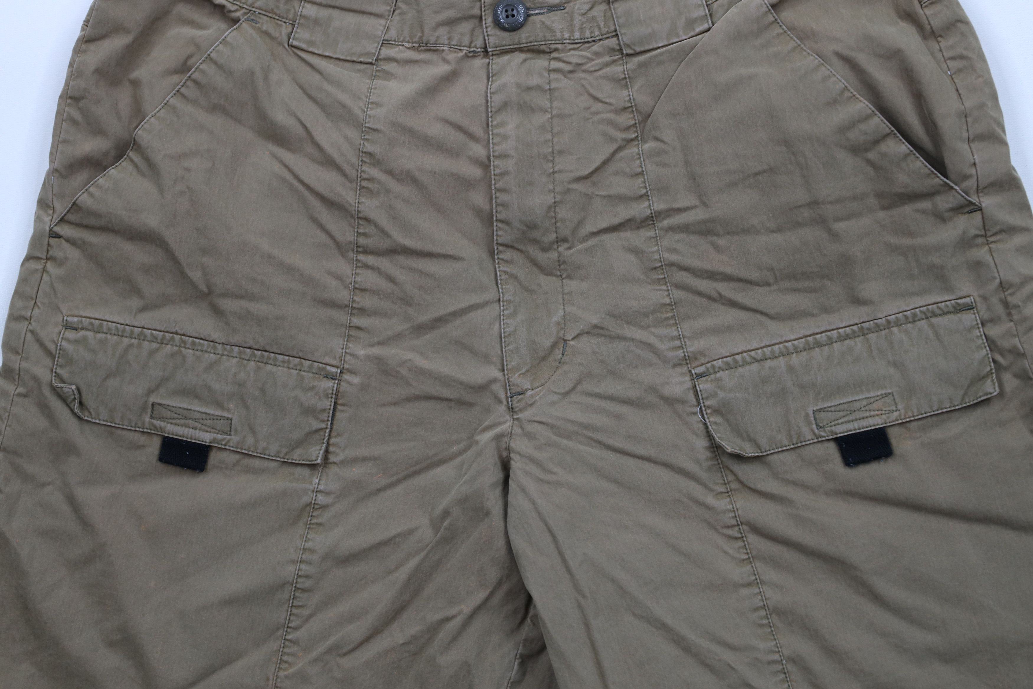 Eddie Bauer × Vintage Vintage 90s Y2K Eddie Bauer Packable Hiking Cargo Shorts Size US 36 / EU 52 - 3 Thumbnail